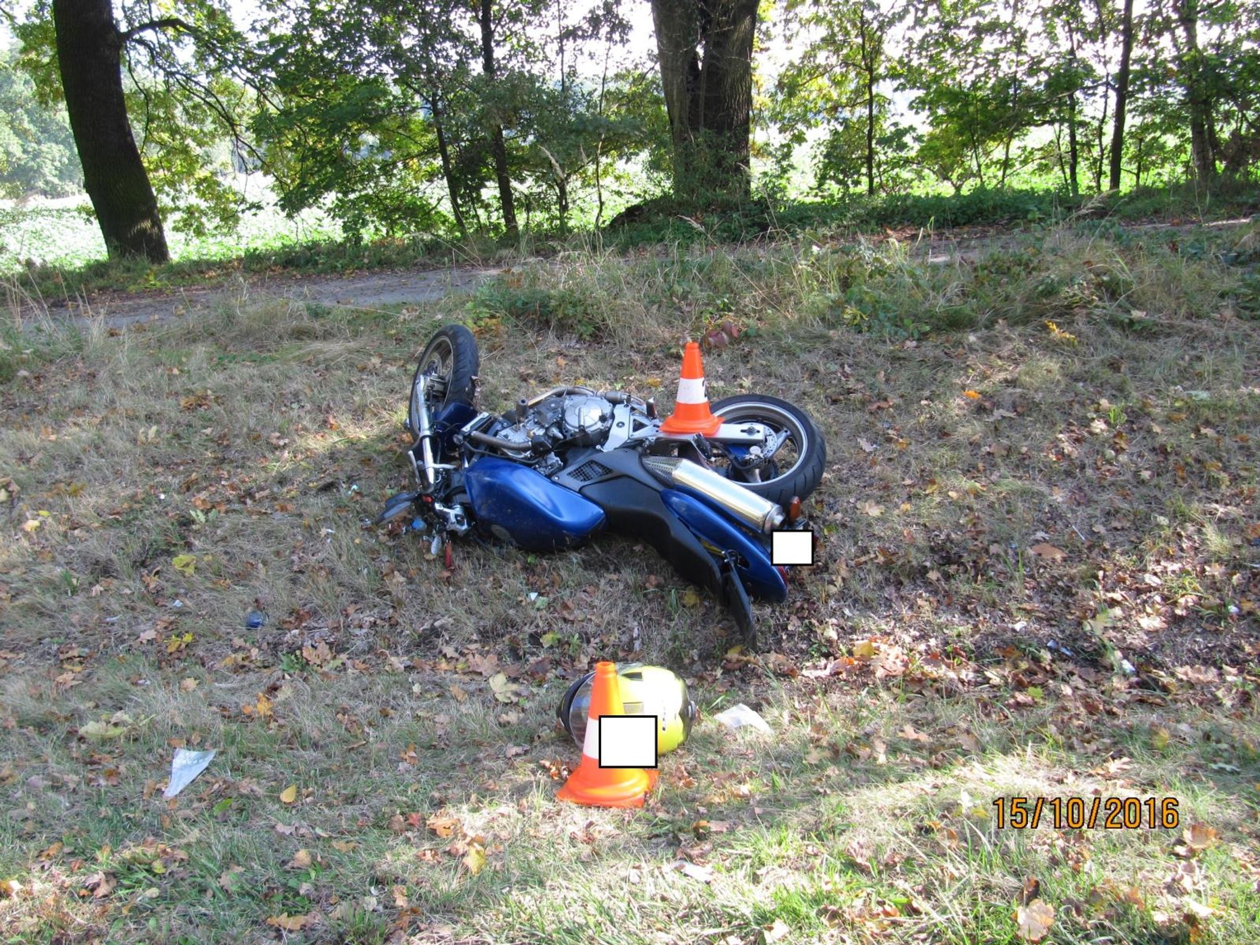 Na Třeboňsku zemřel mladý motorkář - GALERIE: Tragická nehoda motorkáře na Třeboňsku (3/4)