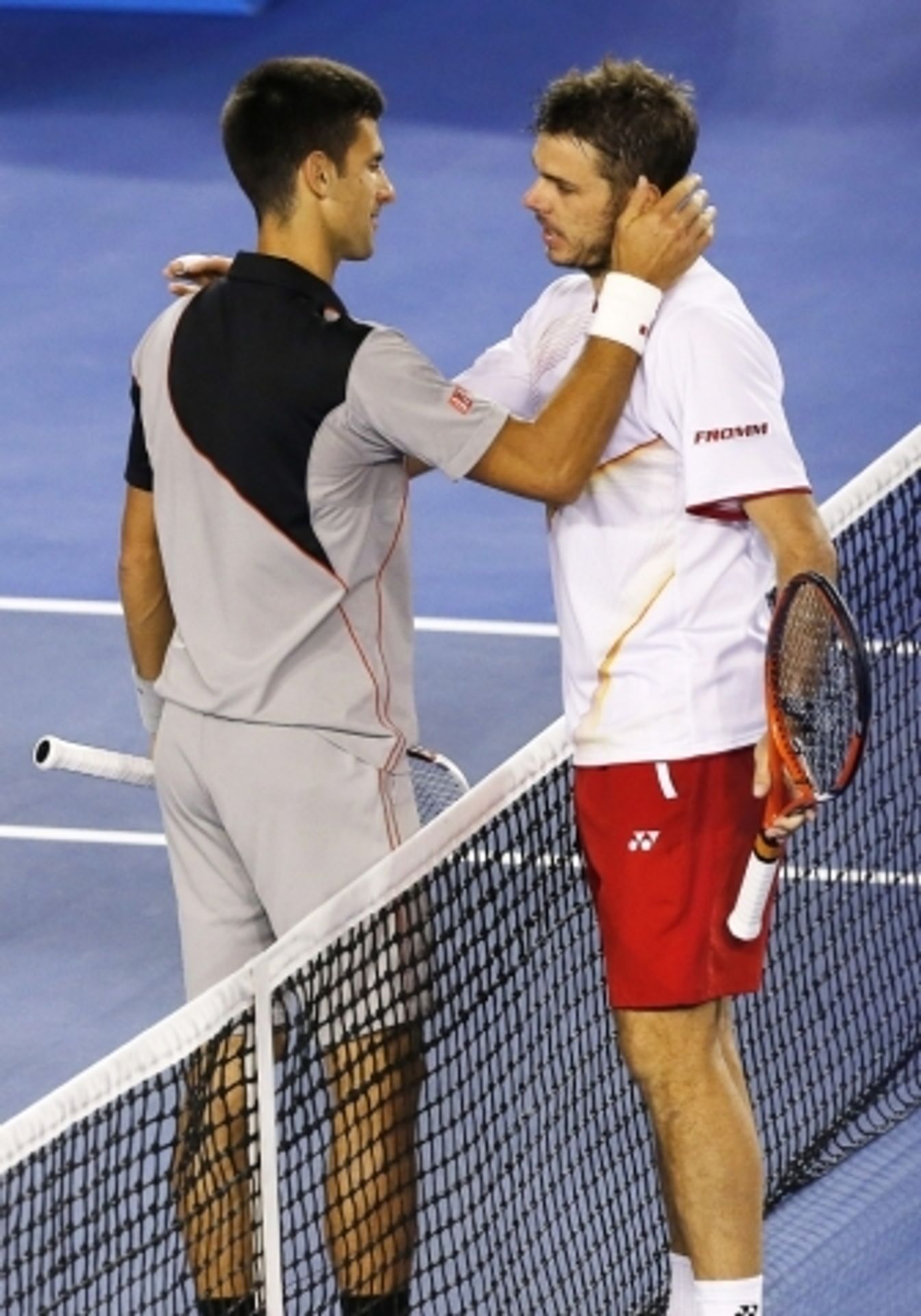 Stanislas Wawrinka porazil na Australian Open Novaka Djokoviče - 2 - GALERIE: Stanislas Wawrinka porazil na Australian Open Novaka Djokoviče (10/13)