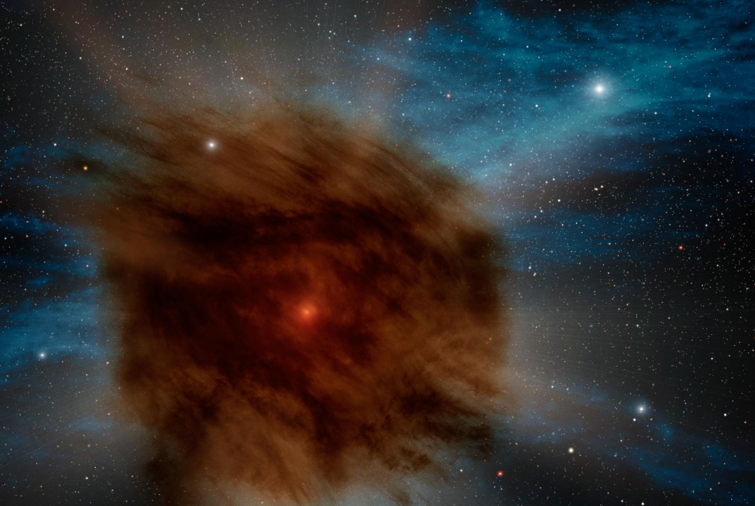 Supernova zahalená vlastním prachem - GALERIE: Supernovy (1/8)