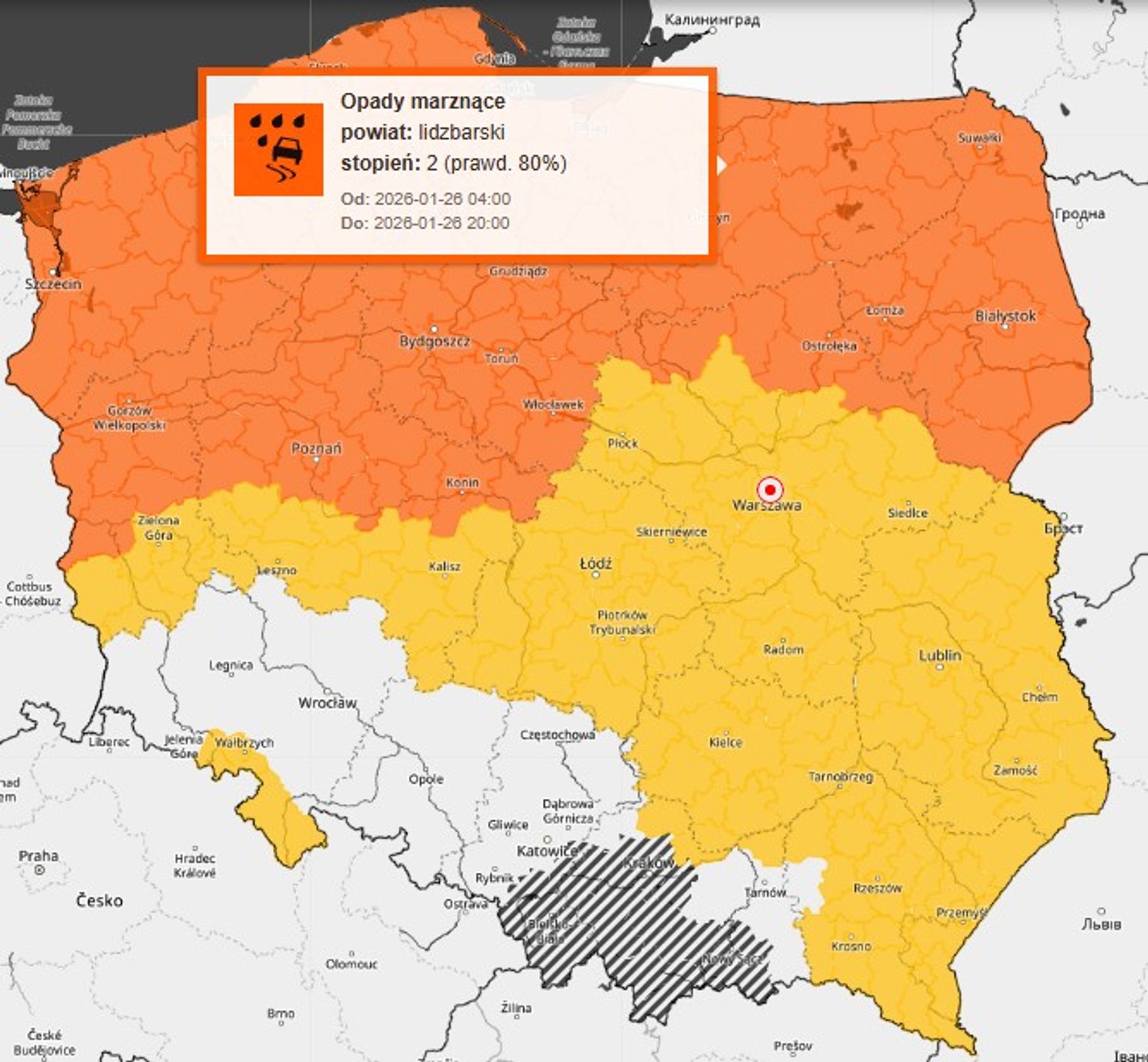 Výstrahy v Polsku - Výstrahy v Německu, Polsku i Česku (2/4)