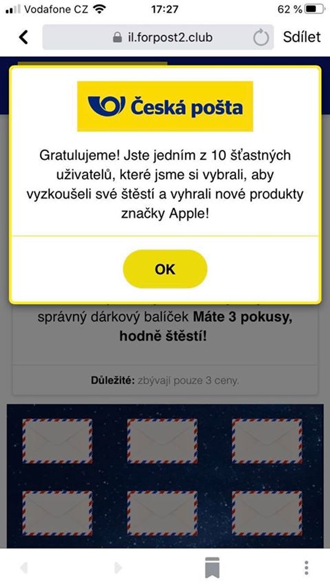 Podvodná soutěž o telefony - GALERIE: Podvodná soutěž o telefon (3/4)