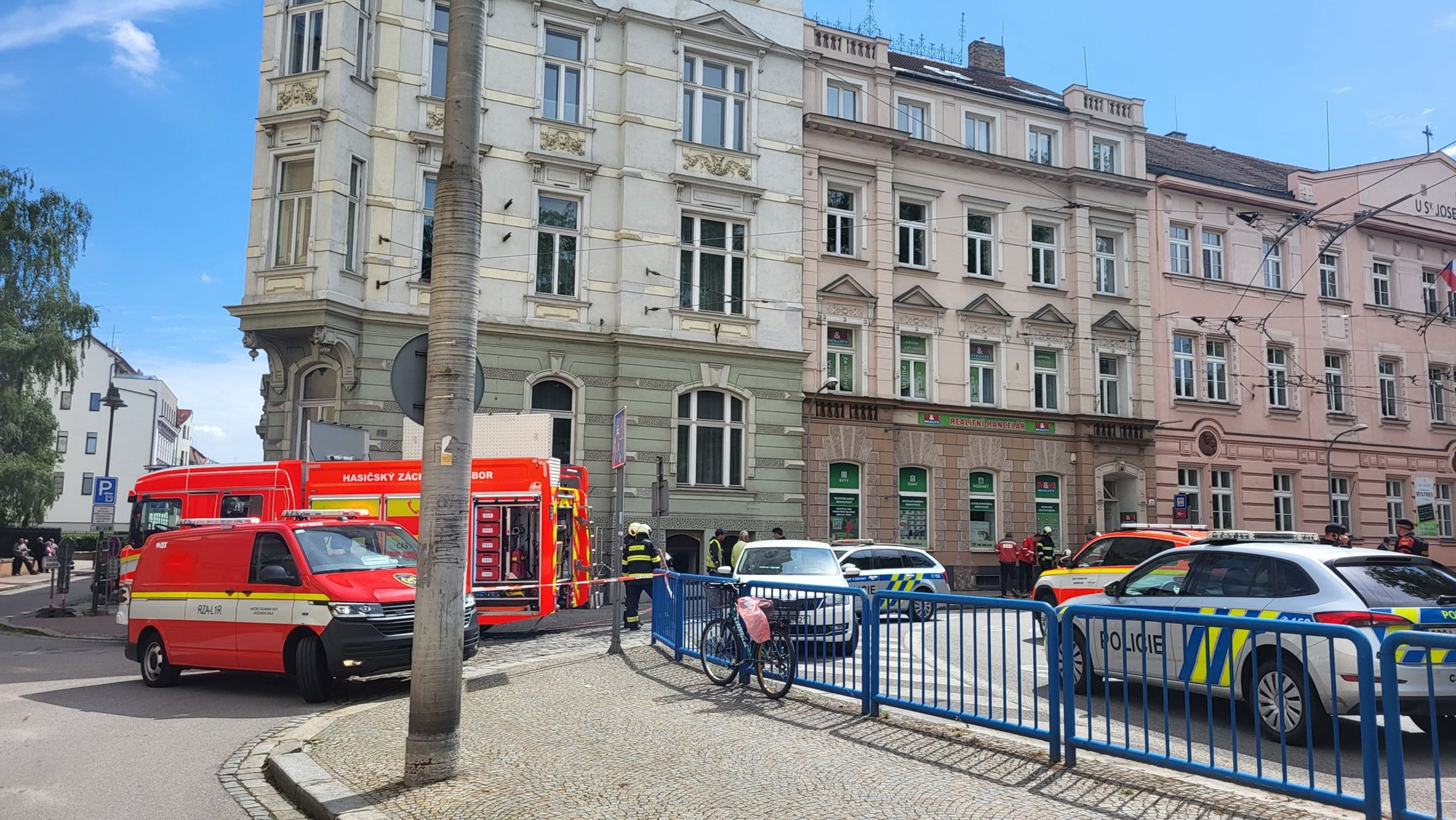 Únik plynu v Českých Budějovicích (1) - Únik plynu v Českých Budějovicích (3/4)