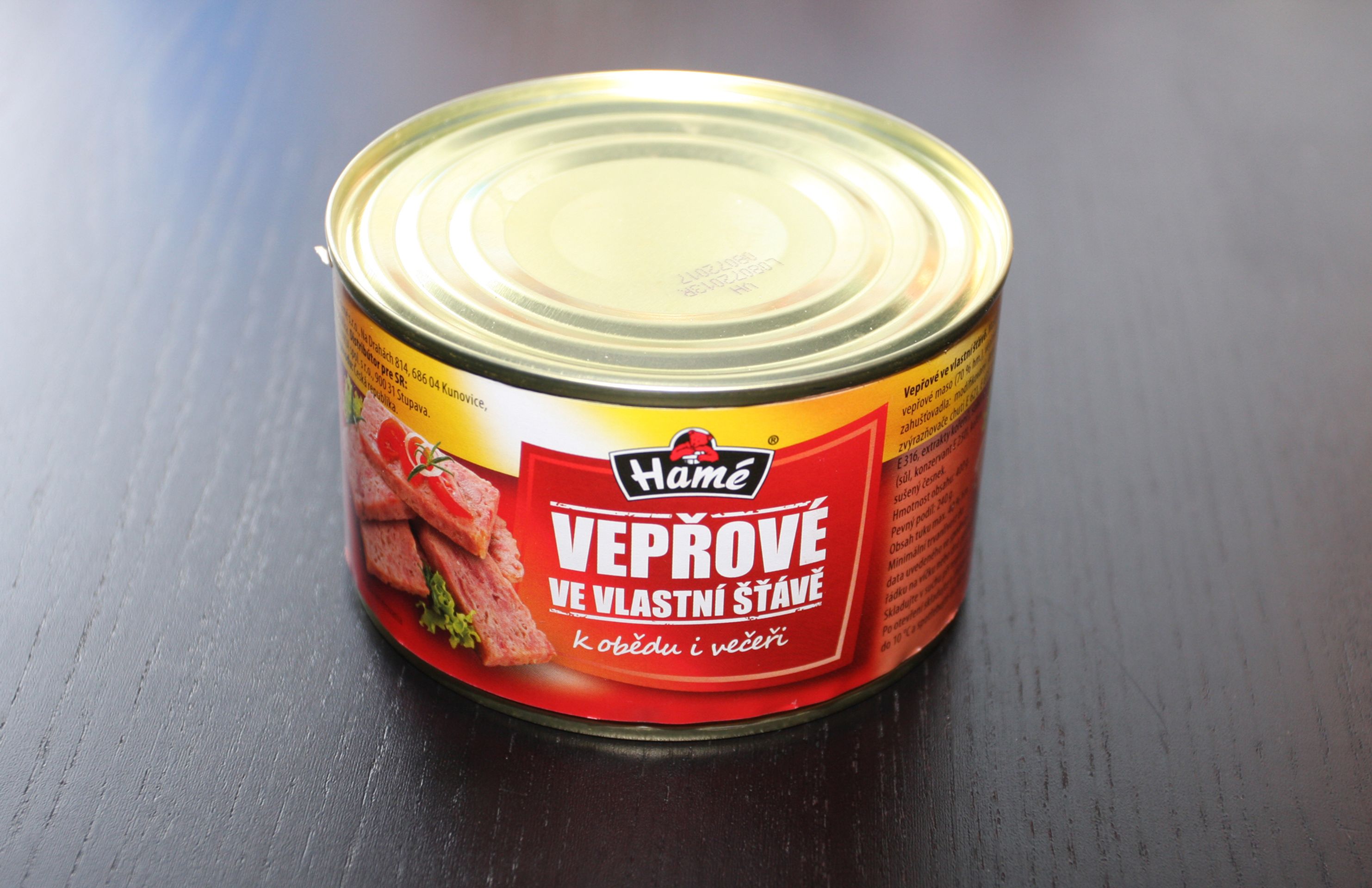 Test - vepřové maso - Hamé - GALERIE: Test vepřových konzerv (11/15)
