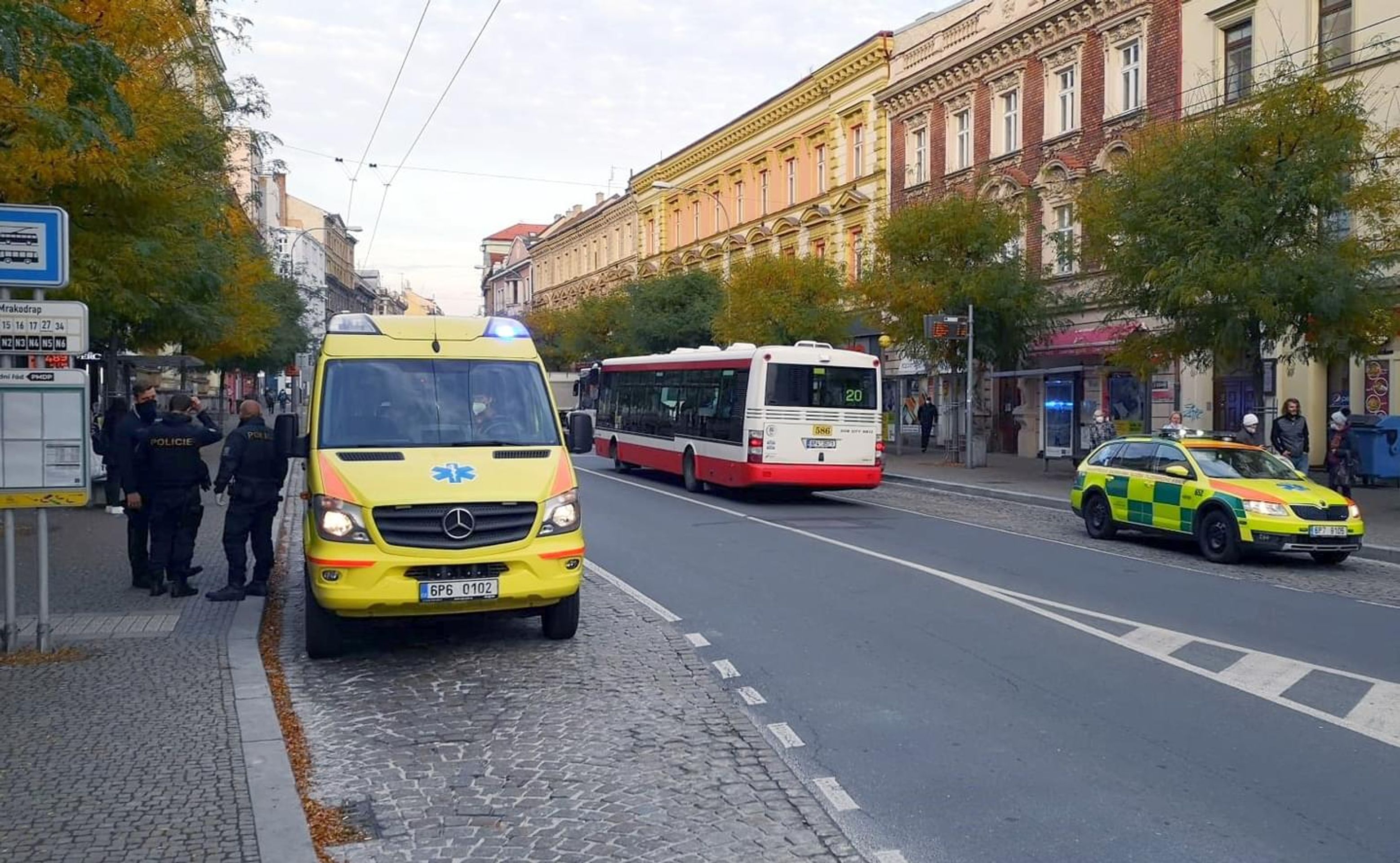 Napadení a zranění muže v centru Plzně (3) - Napadení a zranění muže v Plzni (1/6)