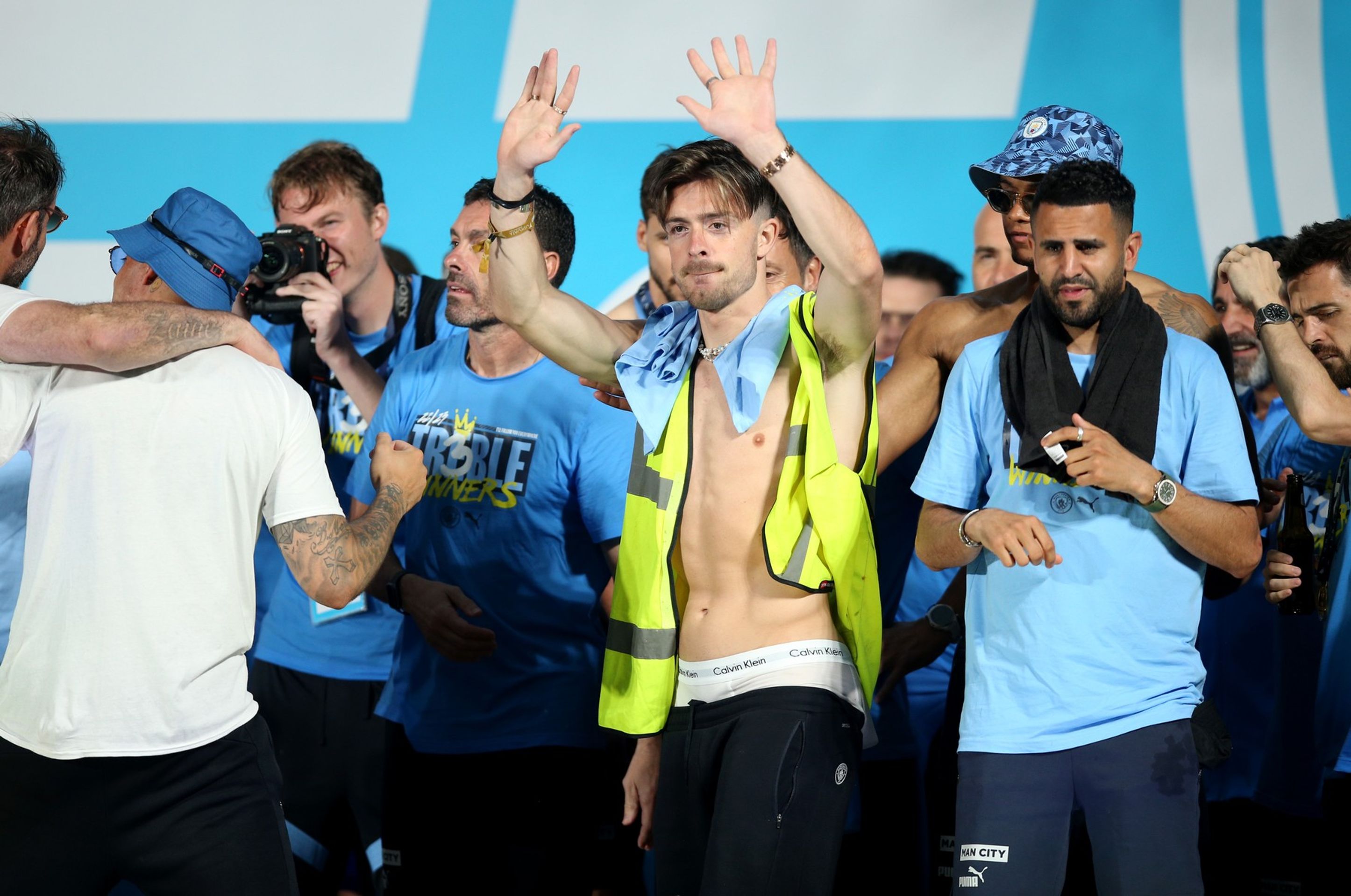 Jack Grealish - Jack Grealish na oslavách Manchesteru City (1/5)