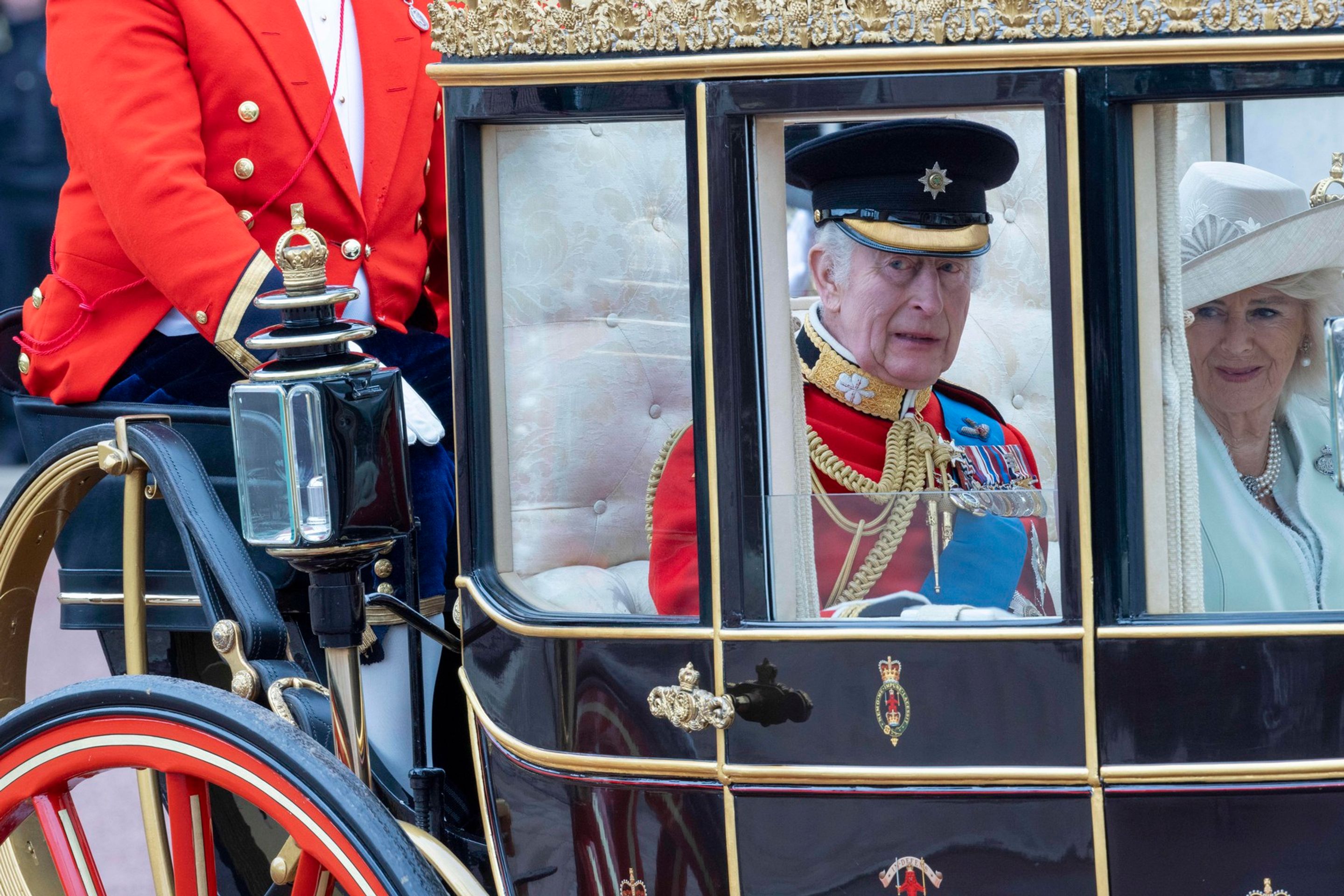 Král Karel III. a královna Camilla, 15. 6. 2024 Trooping the Colour - Král Karel III. a Camilla (8/31)