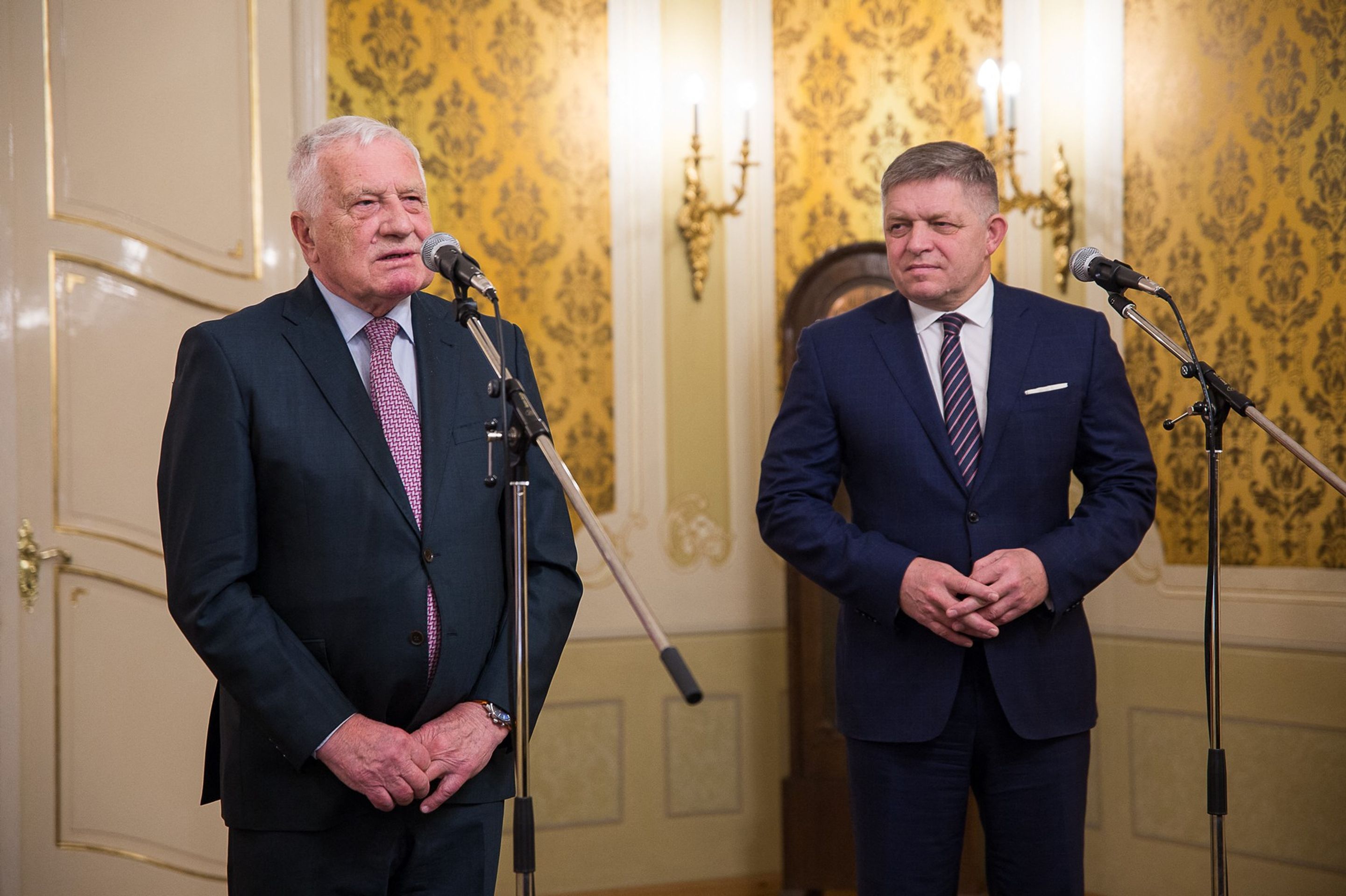 Robert Fico a Václav Klaus v Bratislavě, 11. 3. 2024 - Robert Fico (3/8)