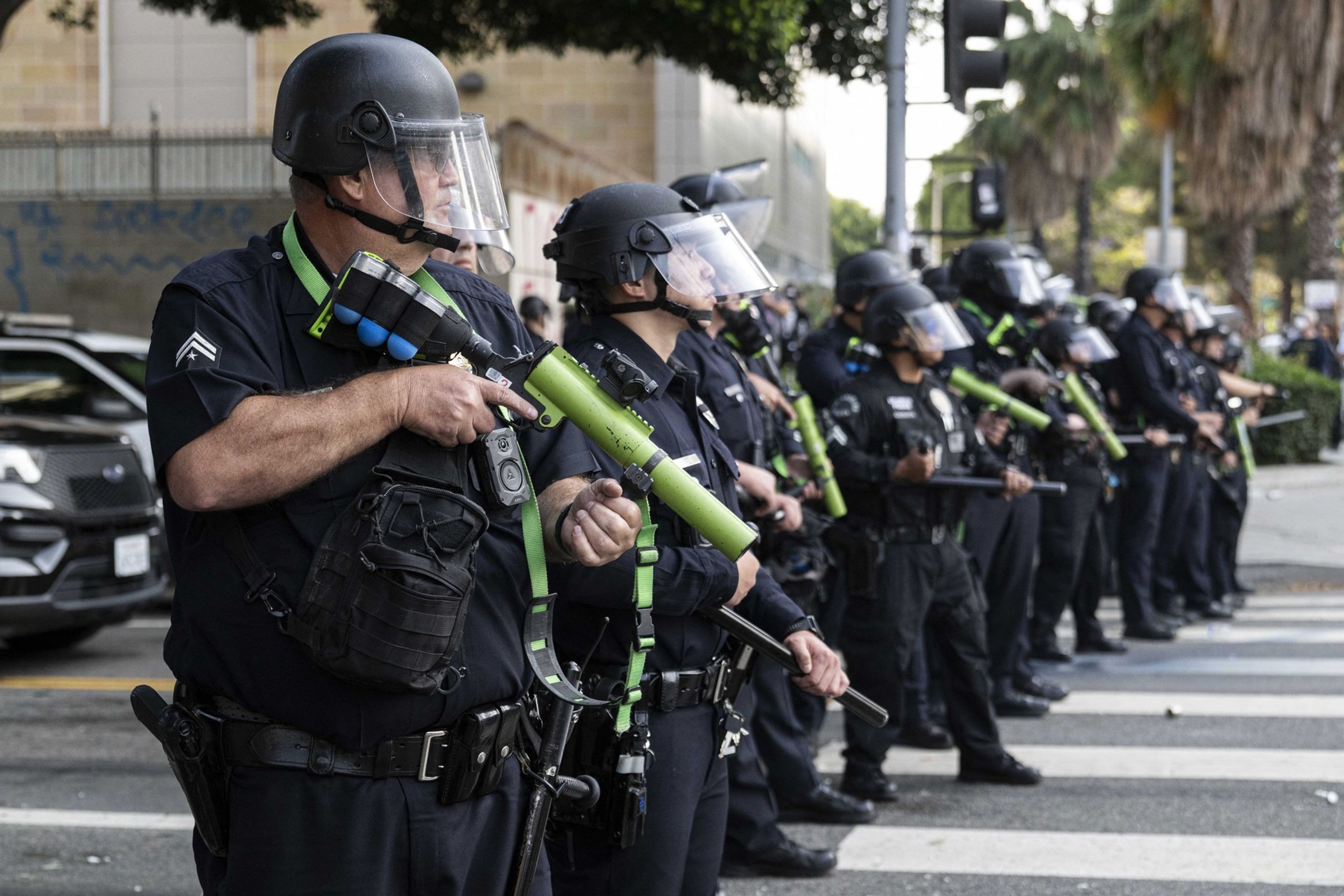 Protesty v Los Angeles, 10. 6. 2025 (2) - Protesty v Los Angeles (3/6)