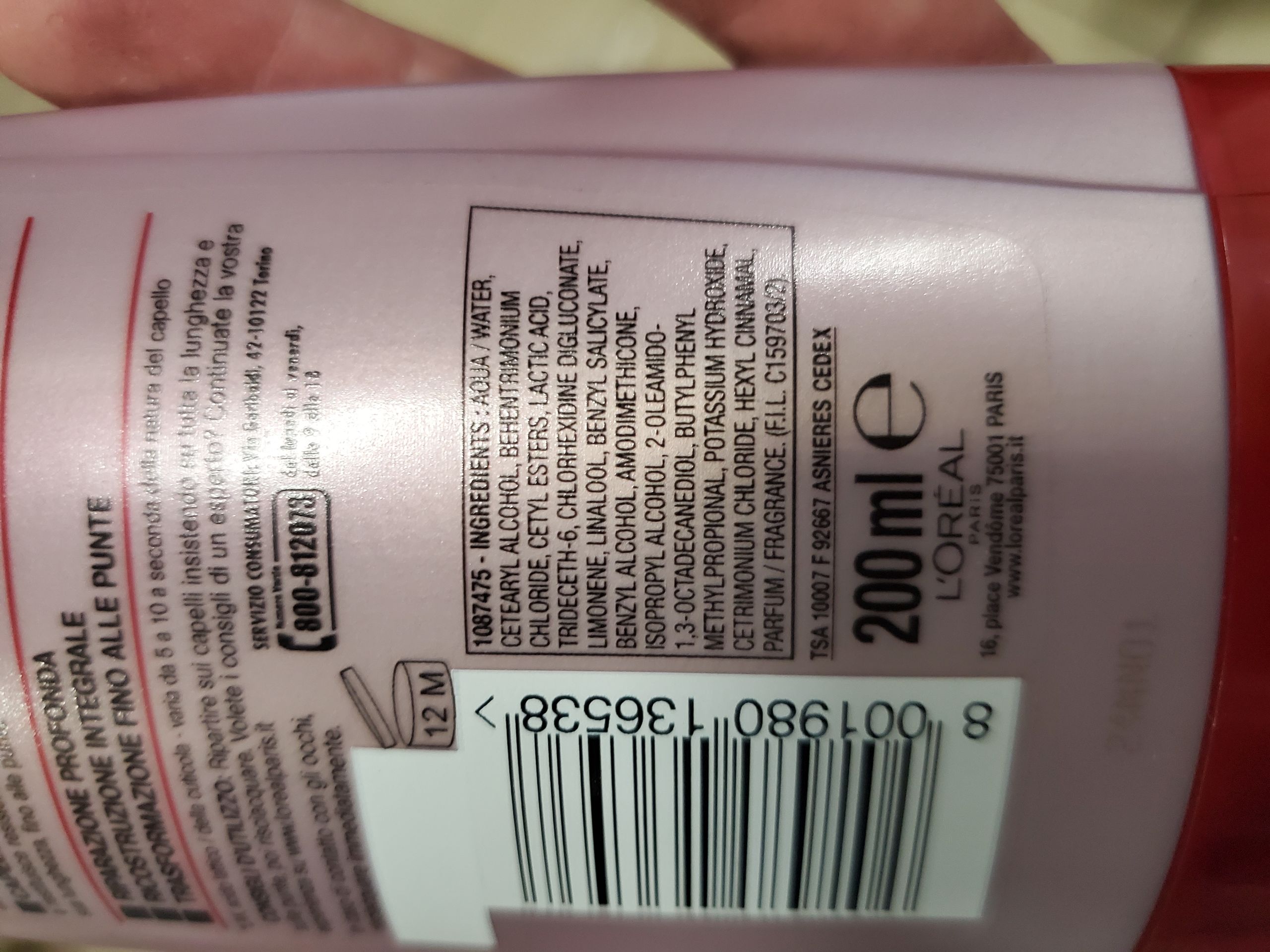 Vlasový kondicionér L'OREAL PARIS Elvive Total Repair (2) - Zdraví nebezpečná kosmetika (11/25)