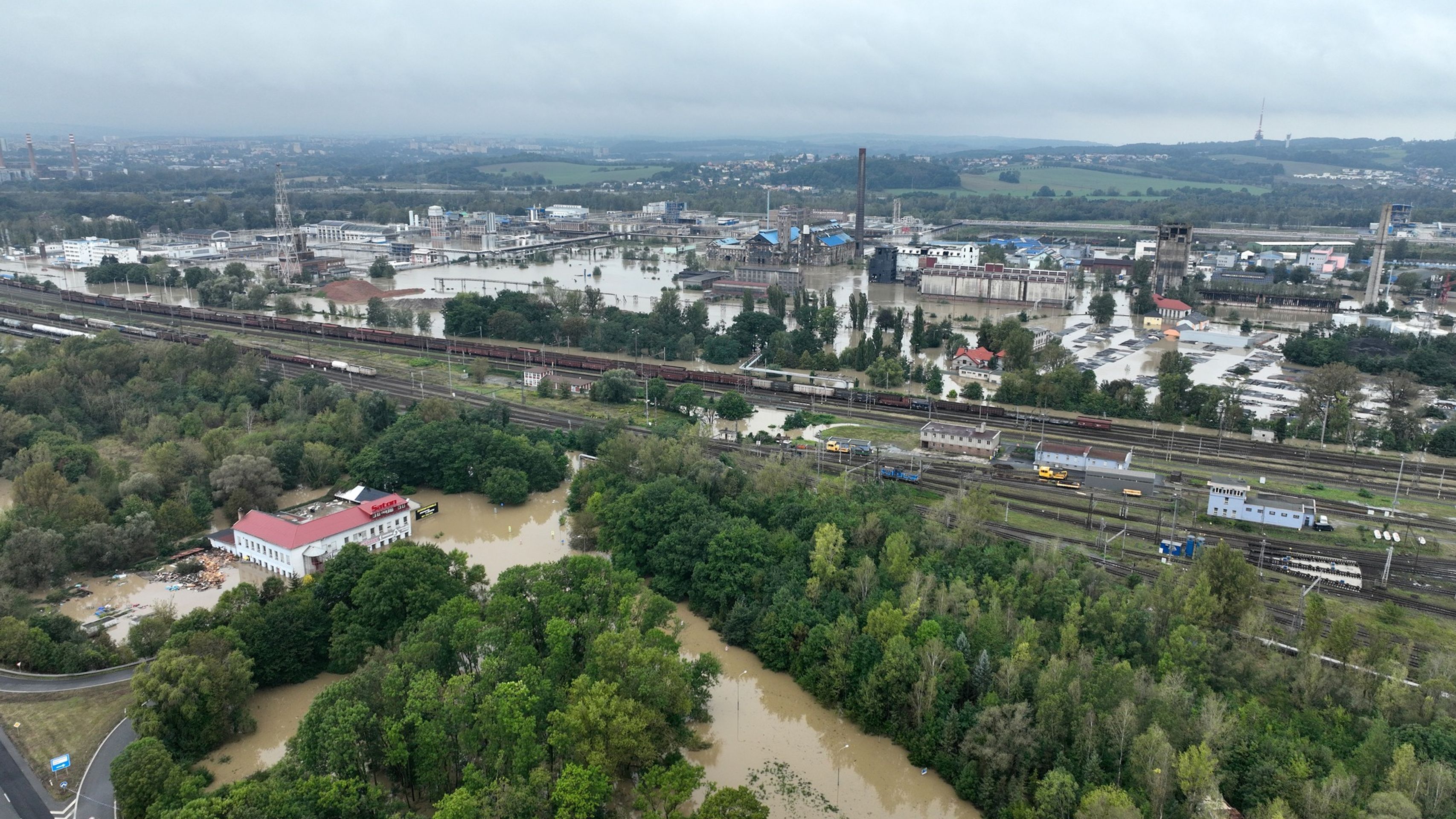 Situace v Ostravě, městské části Přívoz a Mariánské hory, 16. 9. 2024 (5) - Povodně v Česku (5/106)