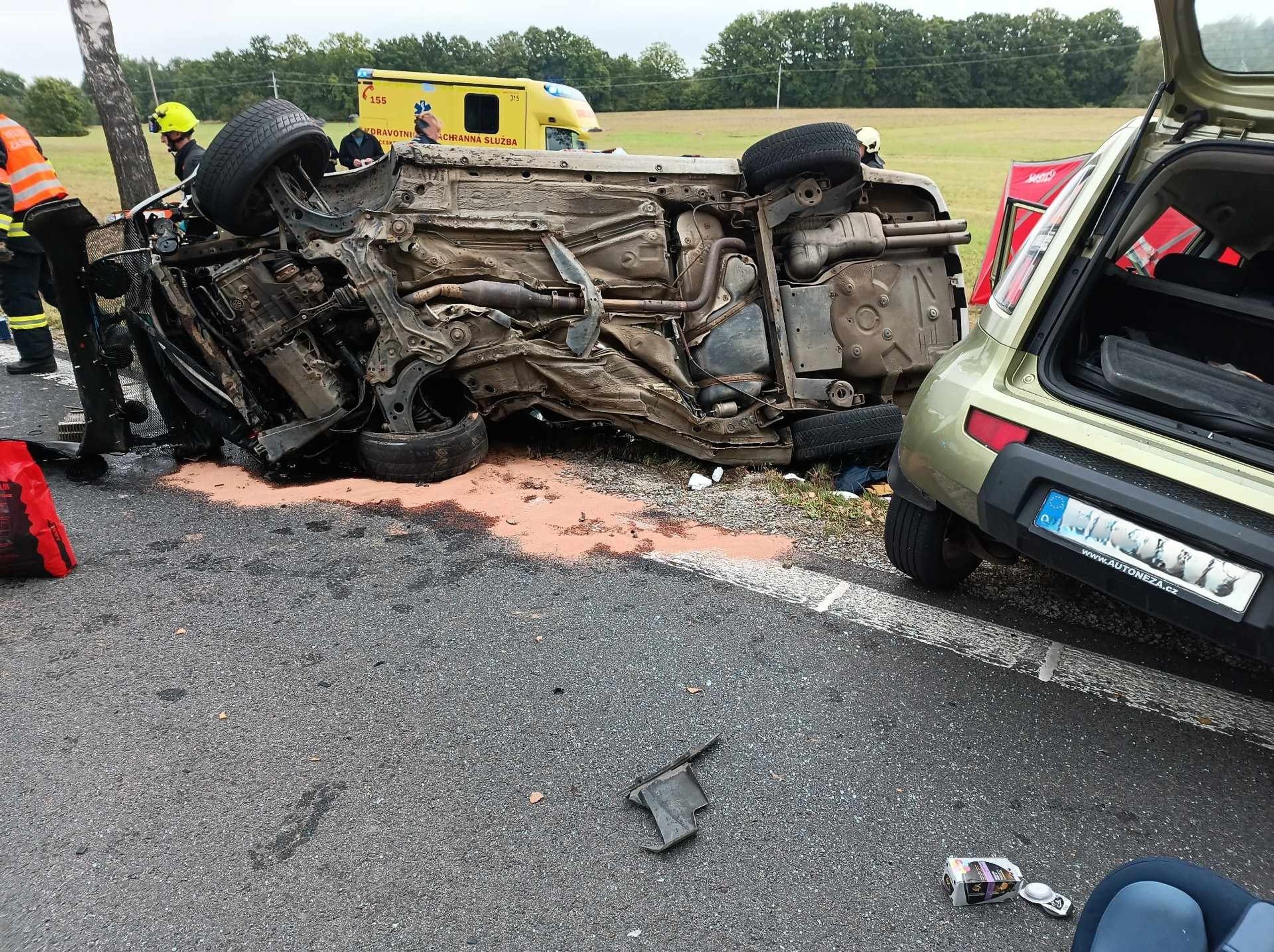 Nehoda na Jindřichohradecku - Nehoda na Jindřichohradecku (2/3)