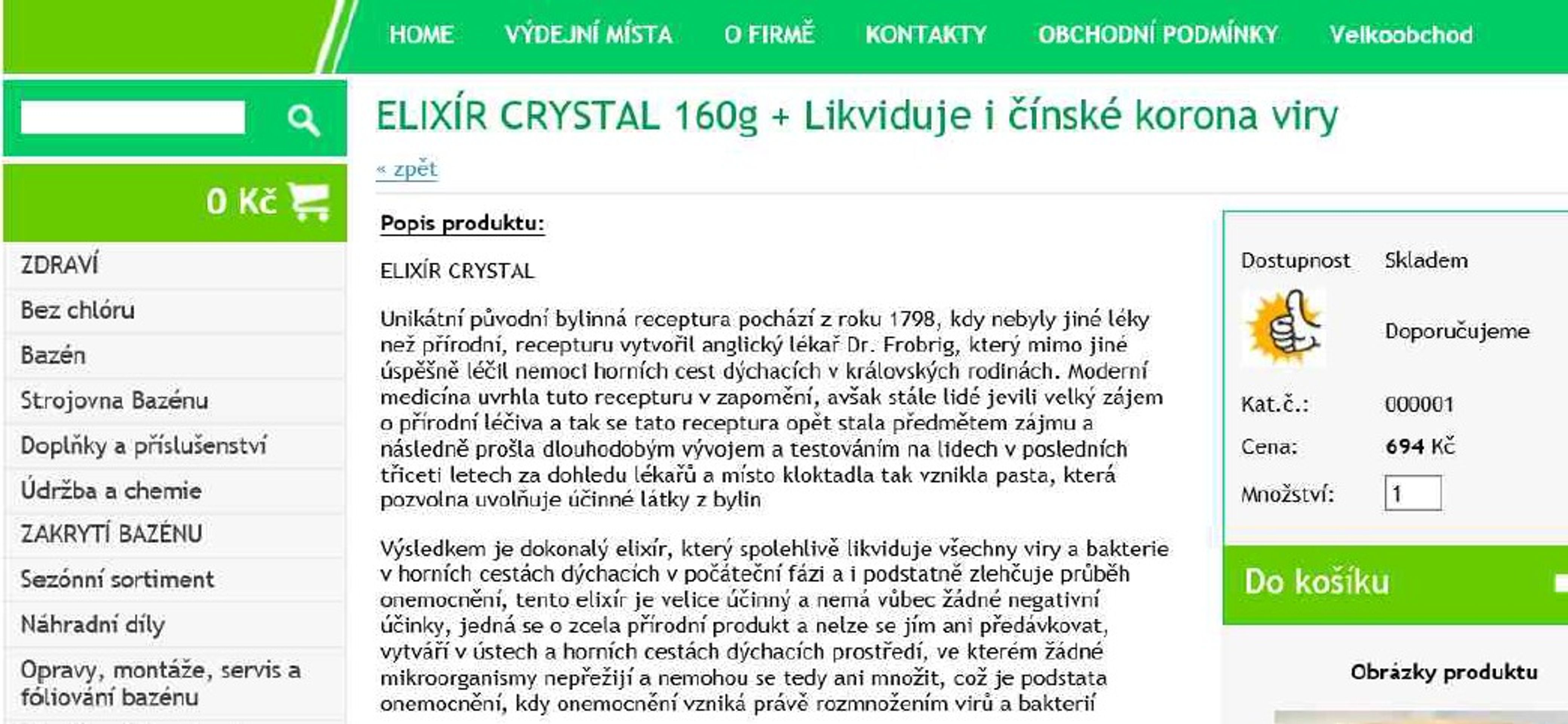 SZPI varuje před doplňky stravy - 6 - GALERIE SZPI varuje před doplňky stravy s údajnými účinky na Covid-19 (1/6)