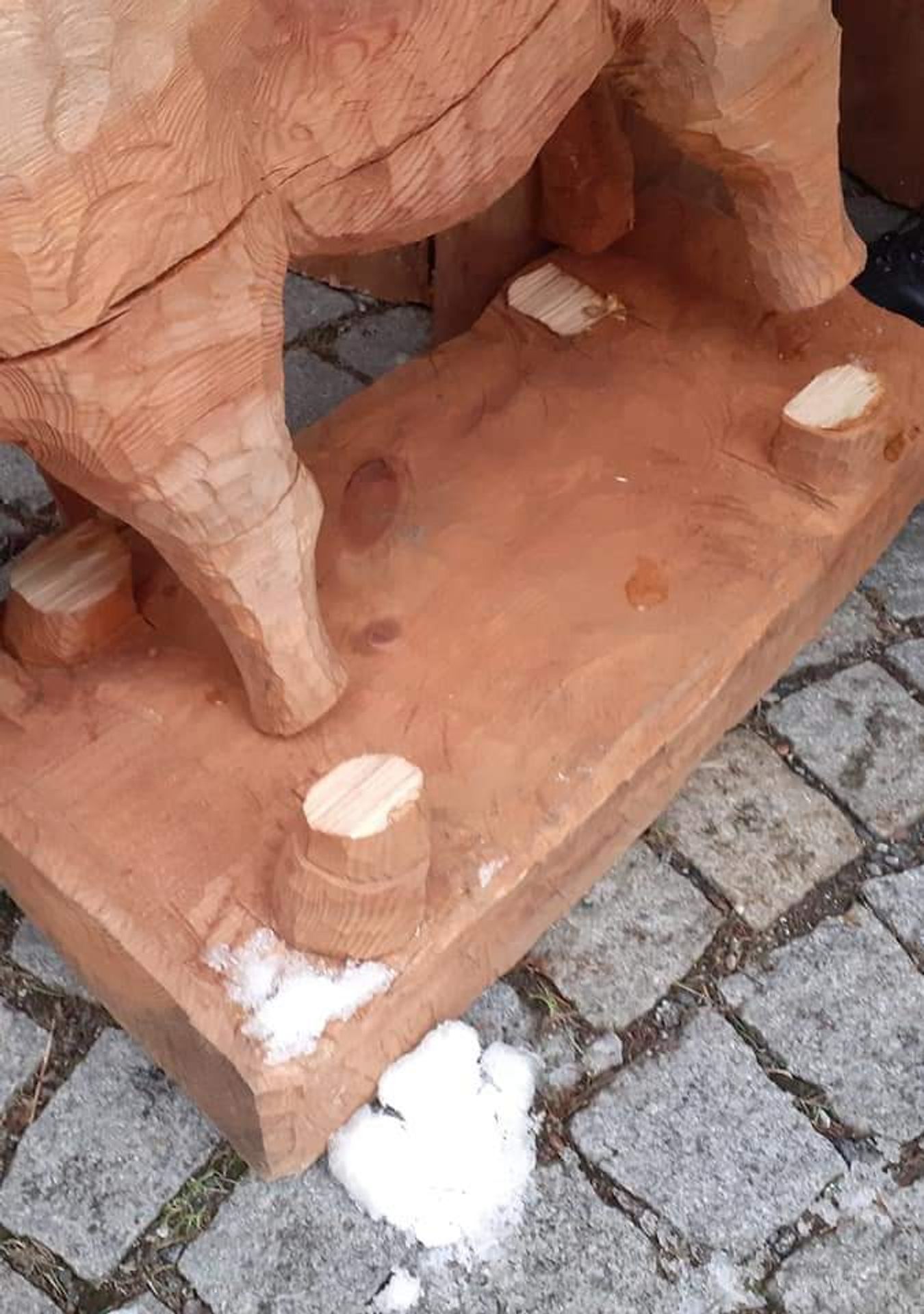 Oříznutá ovečka z betléma - Vandalismus v Třebíči (7/7)