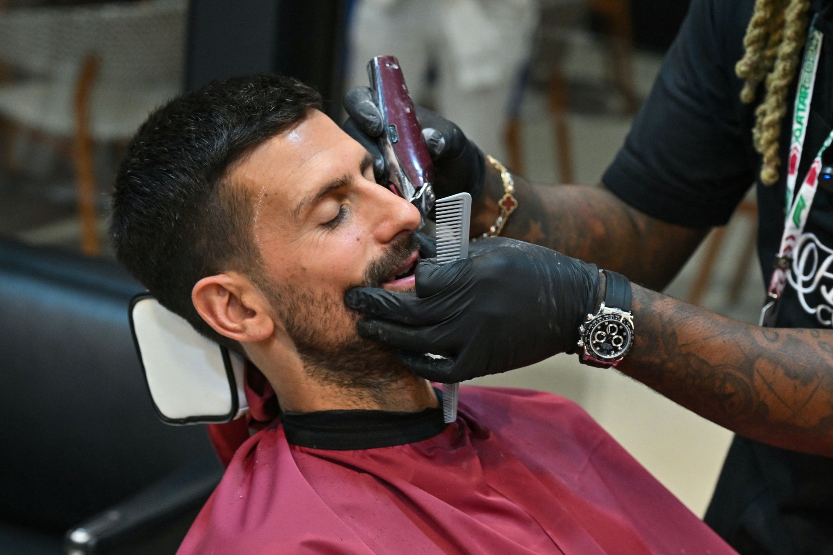 Novak Djokovič na F1 v Kataru - Novak Djokovič na F1 v Kataru (3/6)