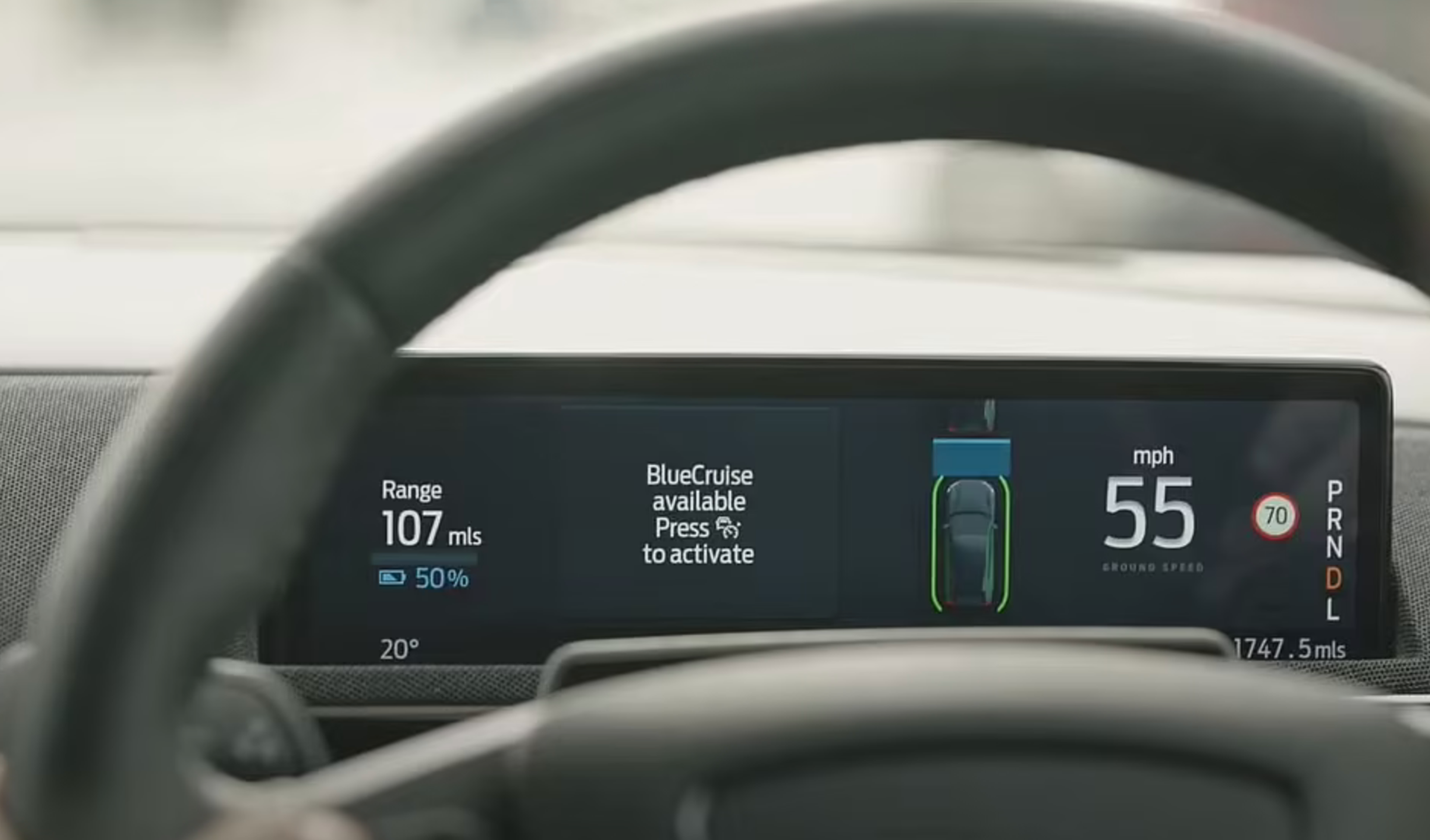 Technologie pro hands-free řízení Ford BlueCruise - Řízení bez držení od Fordu (1/5)