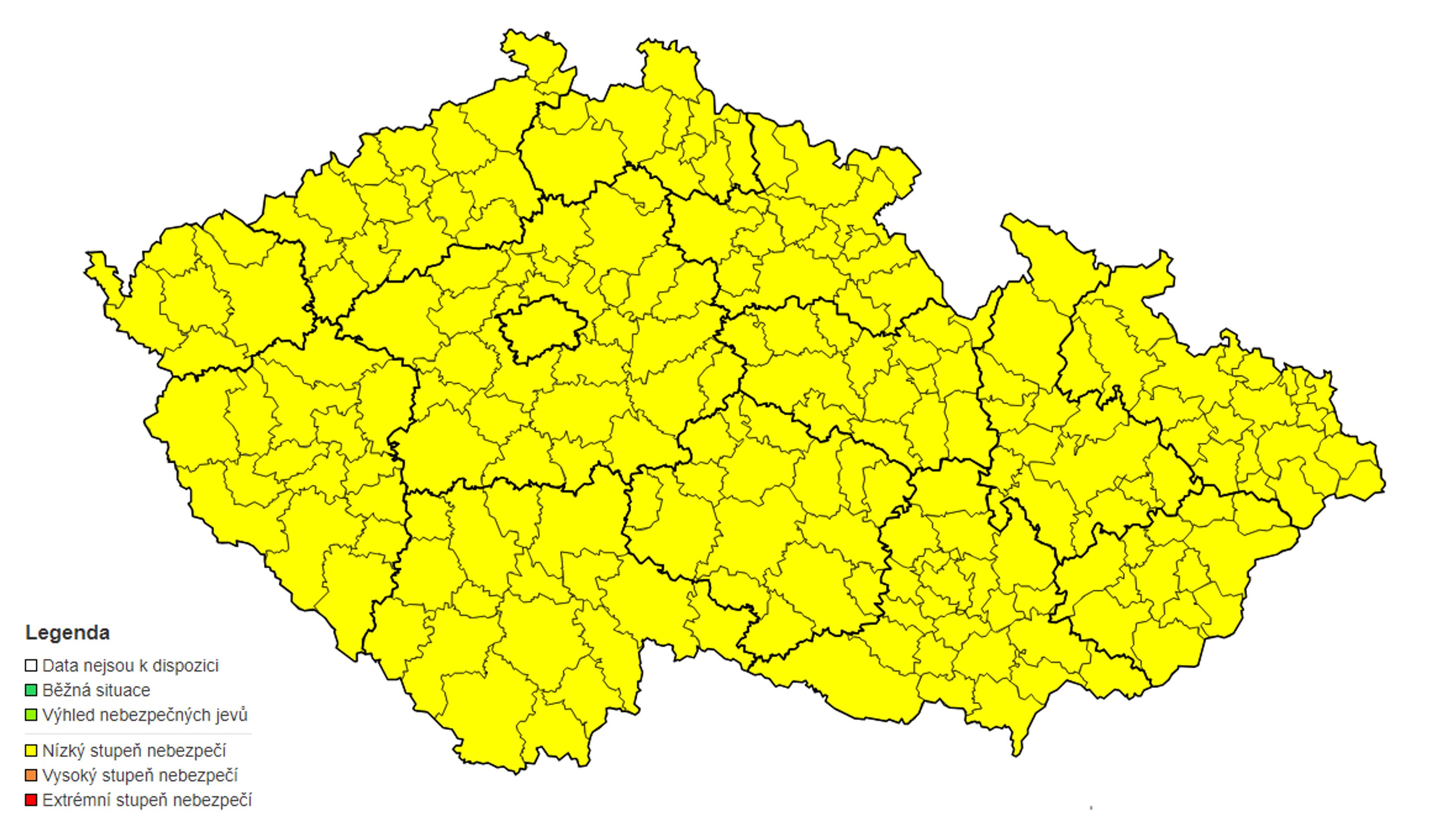 Výstraha před silným větrem, 13. 9. až 15. 9. 2024 - Výstrahy na nejbližší dny (3/3)