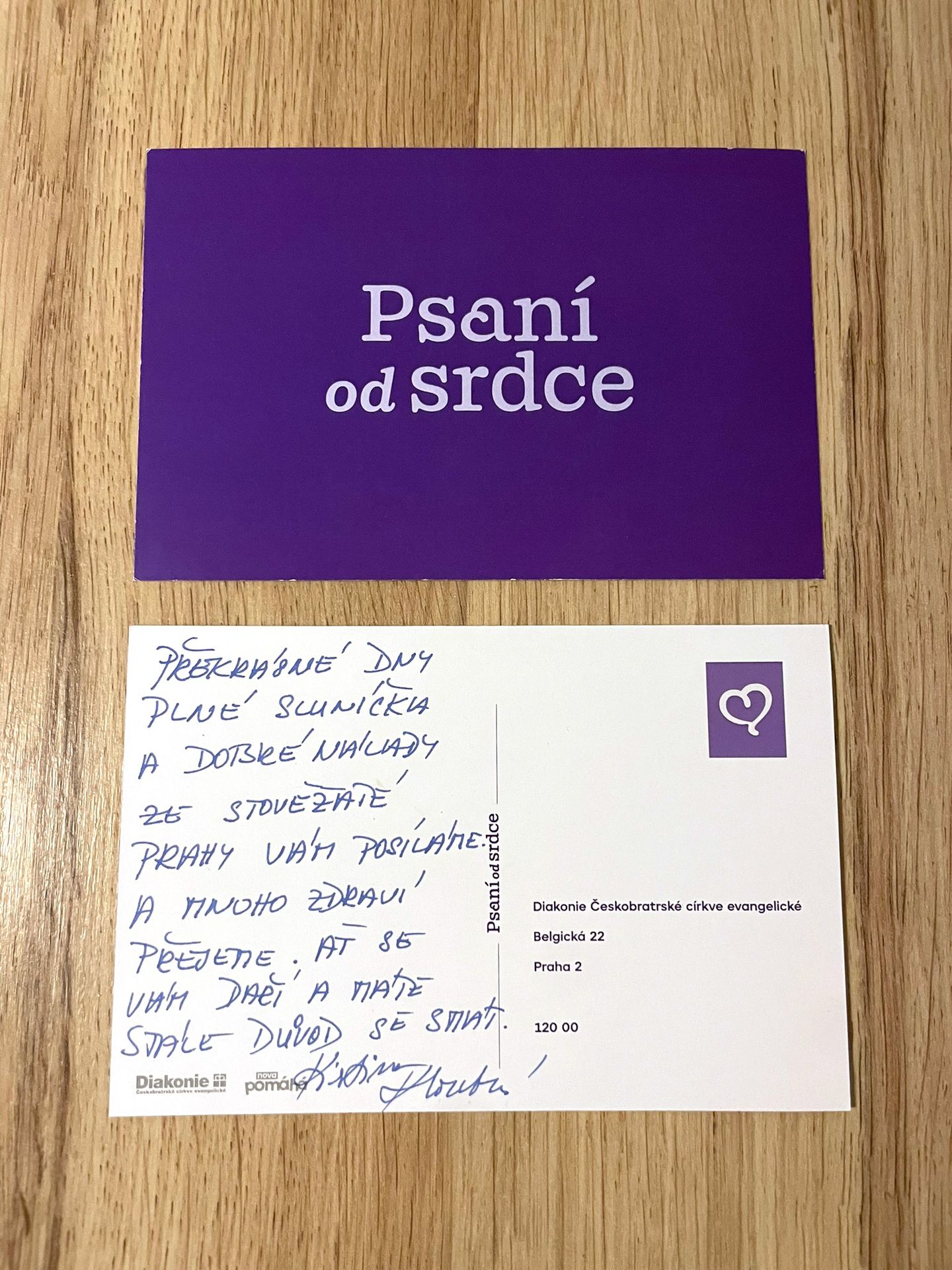 Dopis od Kristiny Kloubkové - Psaní od srdce 2024 (4/8)