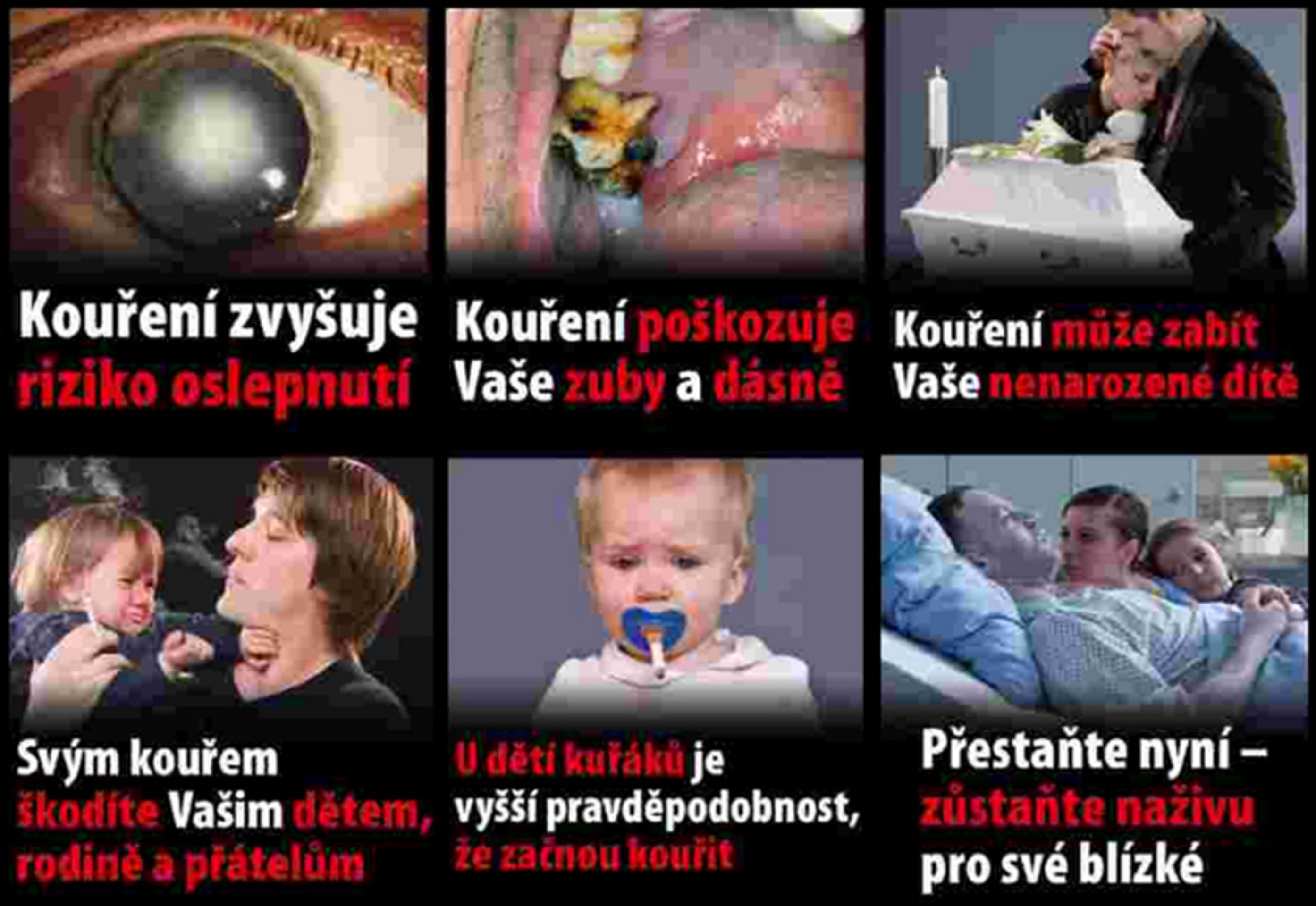 Nová varování na cigaretách - 2 - GALERIE: Nová varování na cigaretách (2/7)