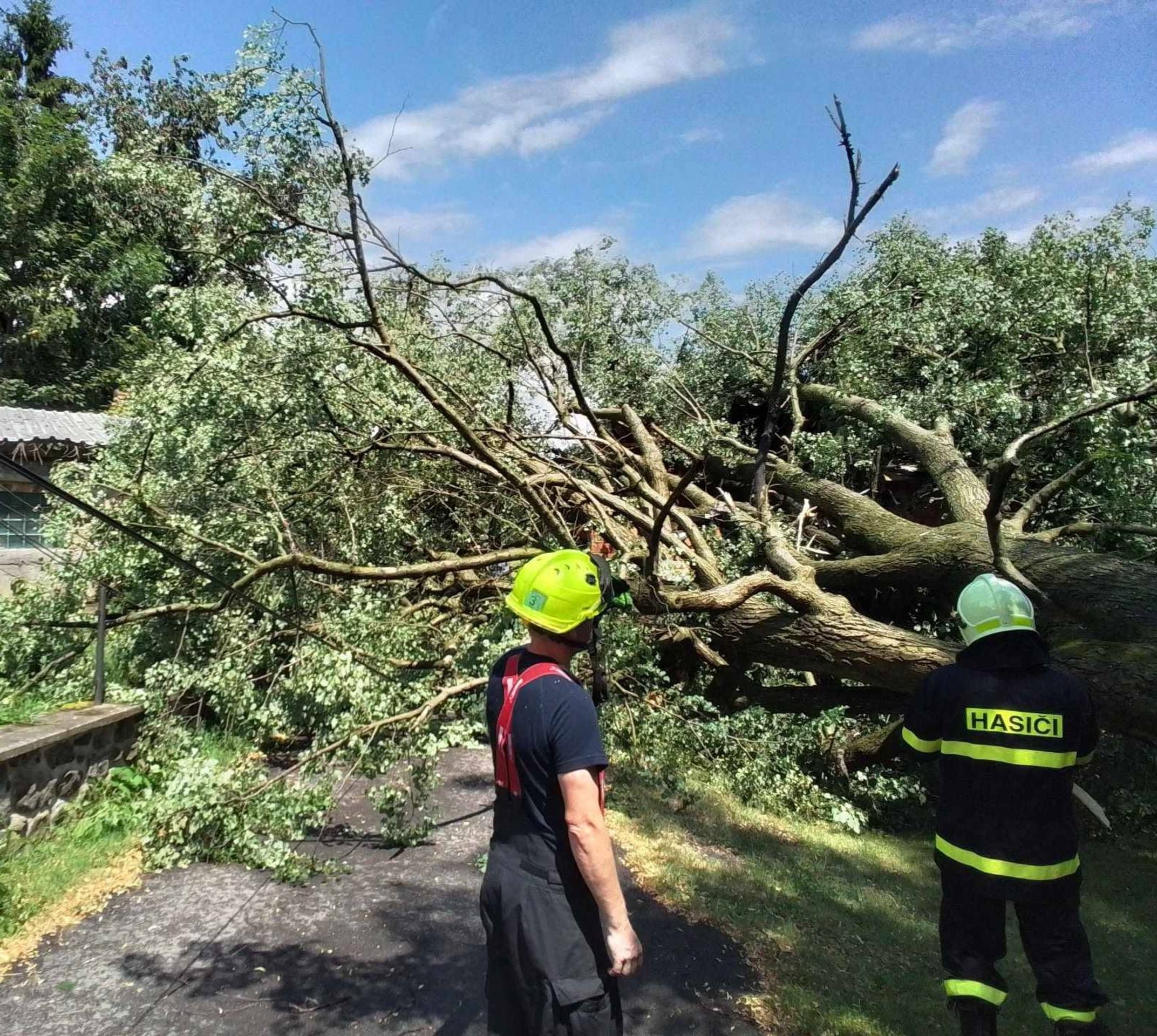 Následky bouřek na Vysočině - Následky středečních bouřek (7/20)