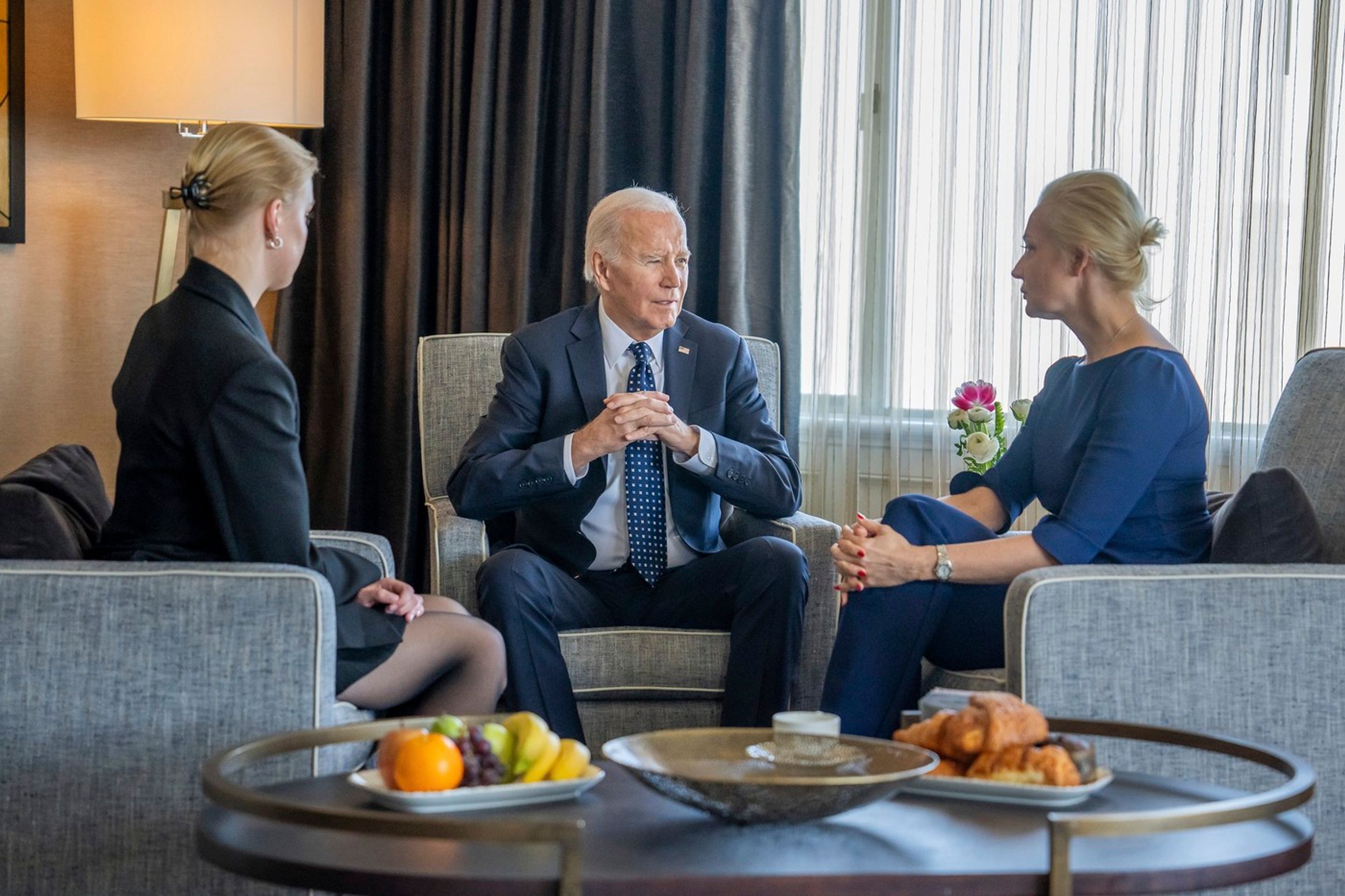 Prezident Joe Biden na setkání s Darjou a Julií Navalnými, 23. 2. 2024 - Joe Biden (13/20)