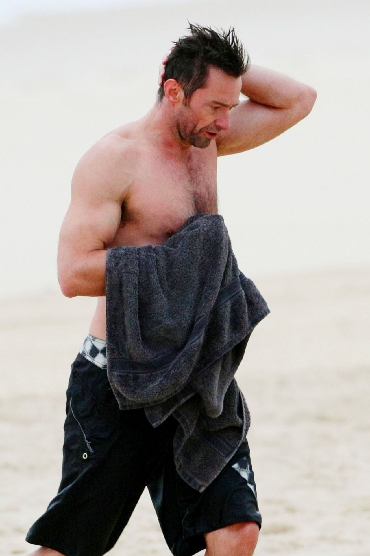 Hugh Jackman na pláži - 2 - Hugh Jackman (10/10)
