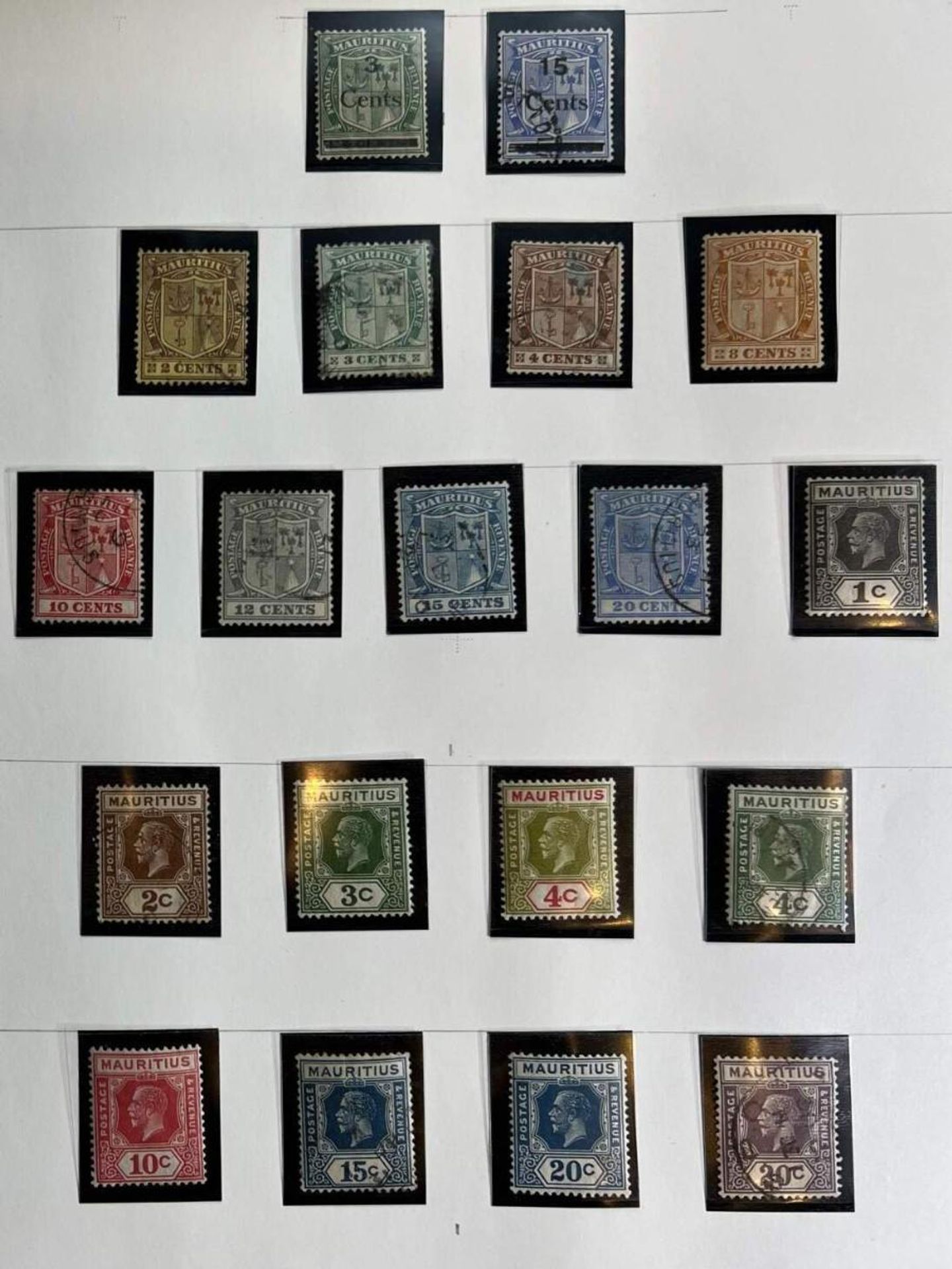 Známky z anglické kolonie Mauritius - Nejdražší položky z dražeb Aukra (15/31)