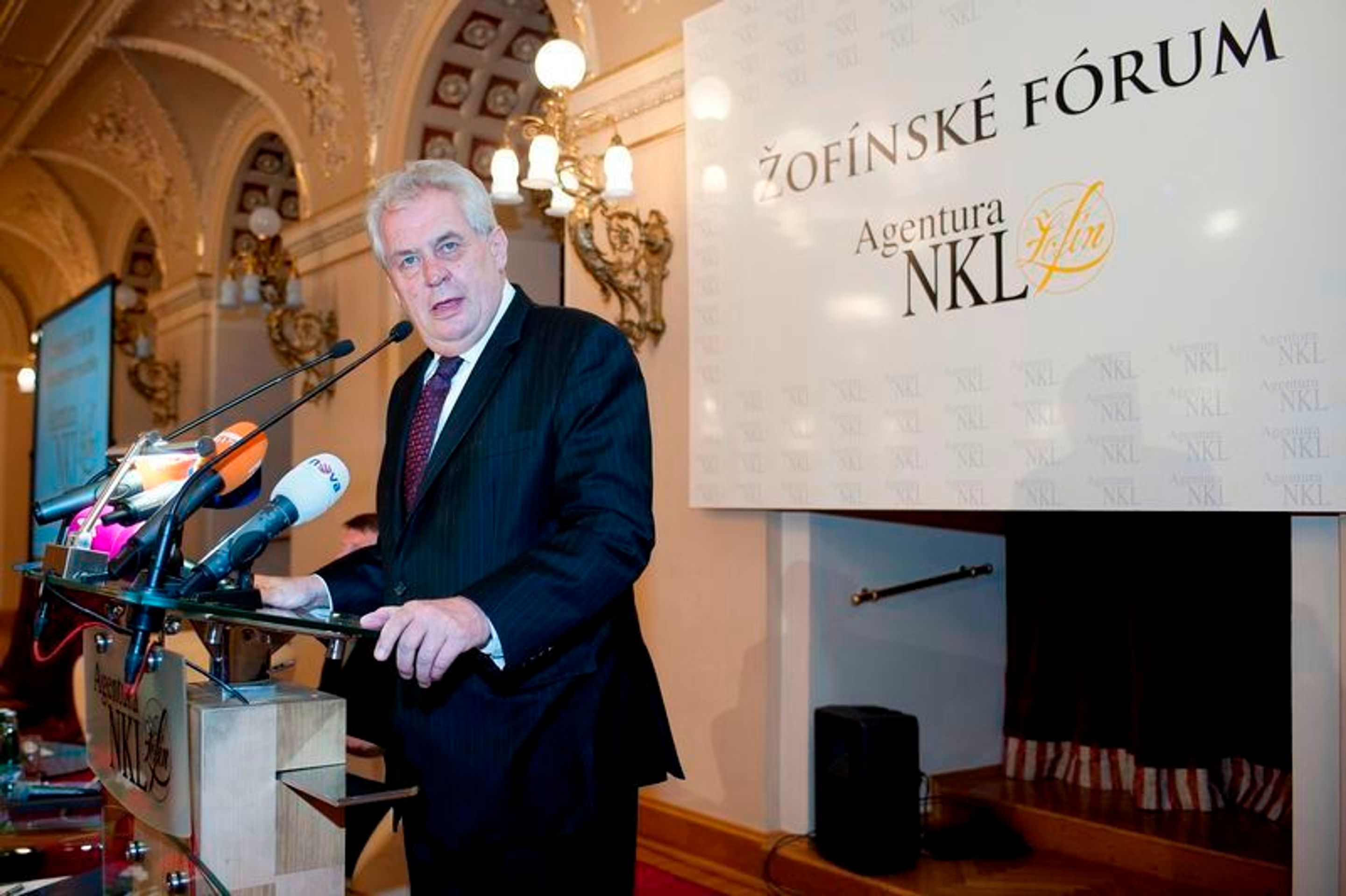 Zeman na Žofíně - 4 - GALERIE: Miloš Zeman na Žofíně (2/8)