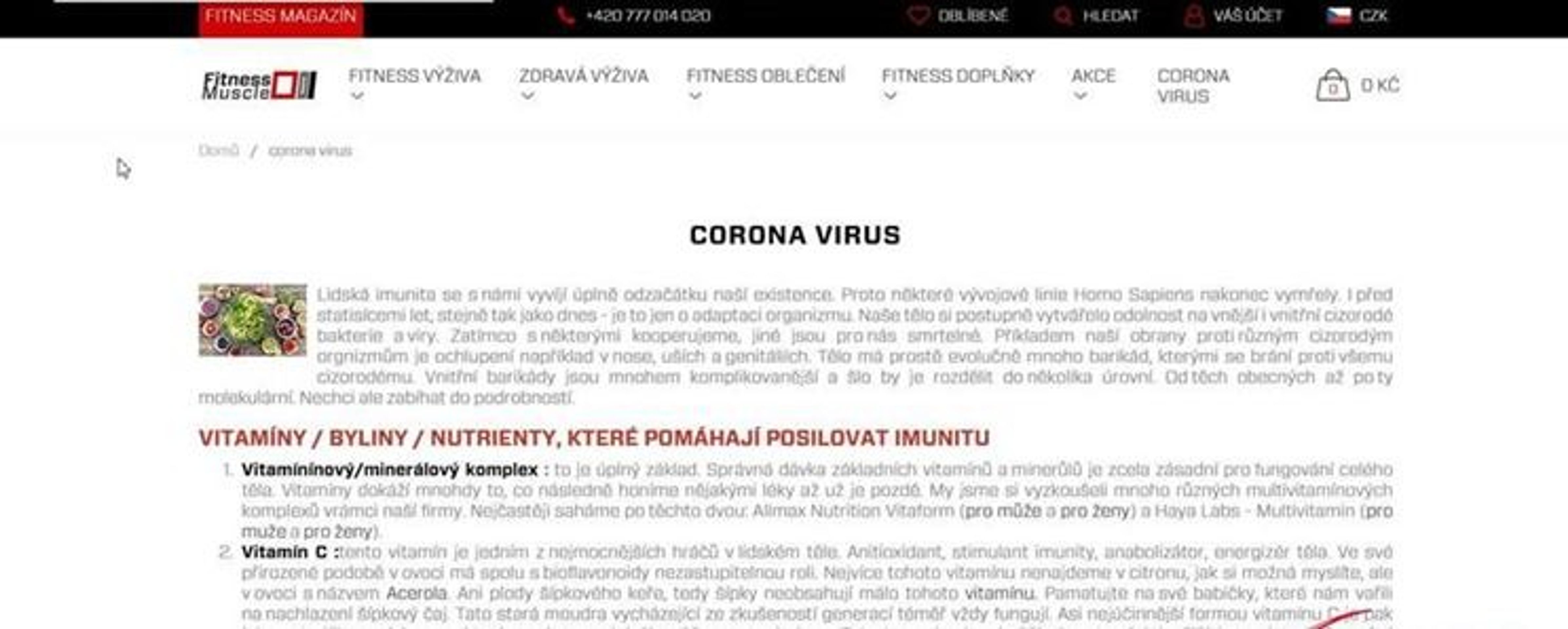 Zneužívání virové epidemie některými prodejci doplňků stravy na internetu - 6 - GALERIE: Zneužívání virové epidemie některými prodejci doplňků stravy na internetu (6/10)