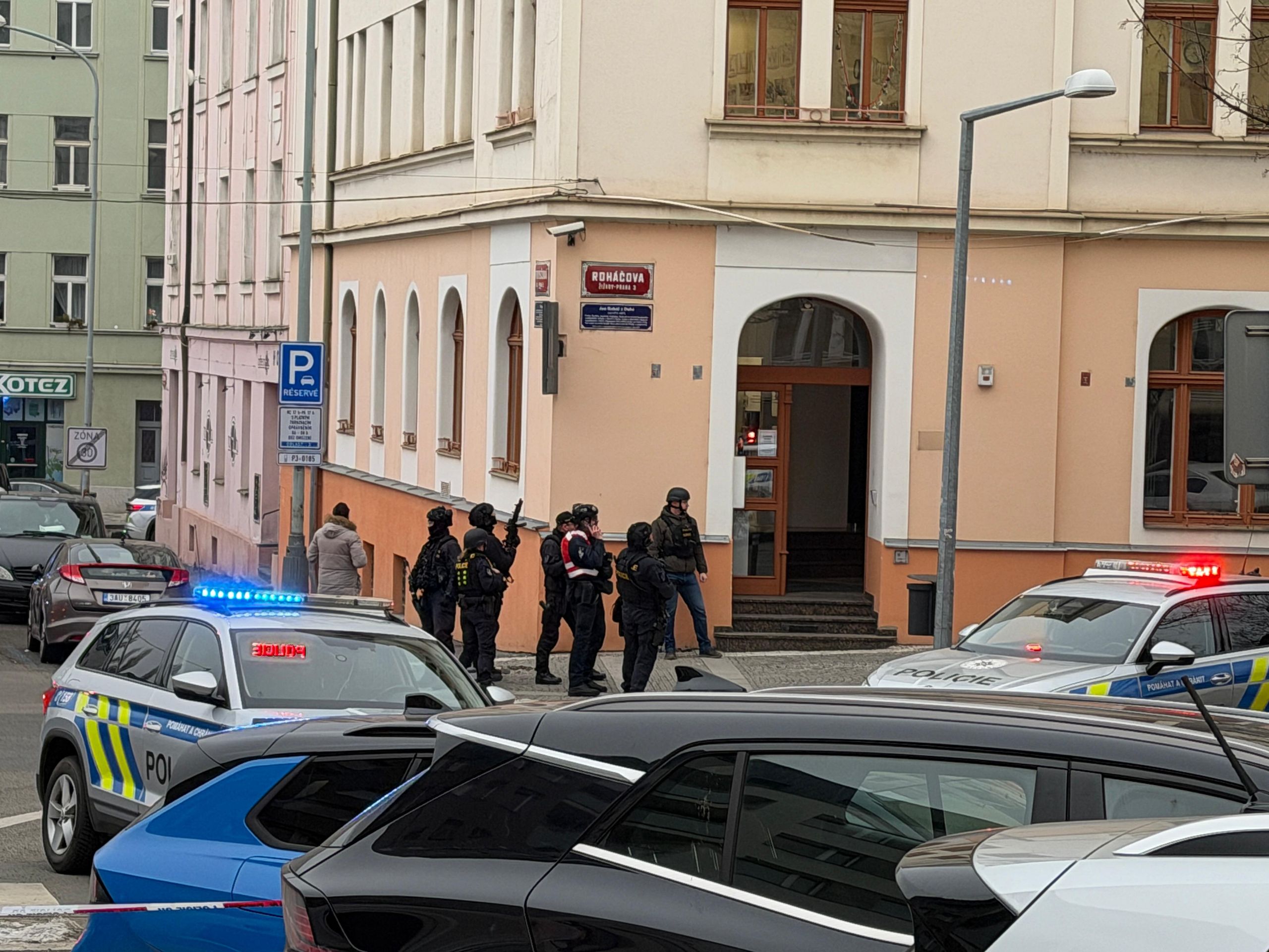 Policejní zásah na Žižkově - Policejní zásah na Žižkově (12/12)