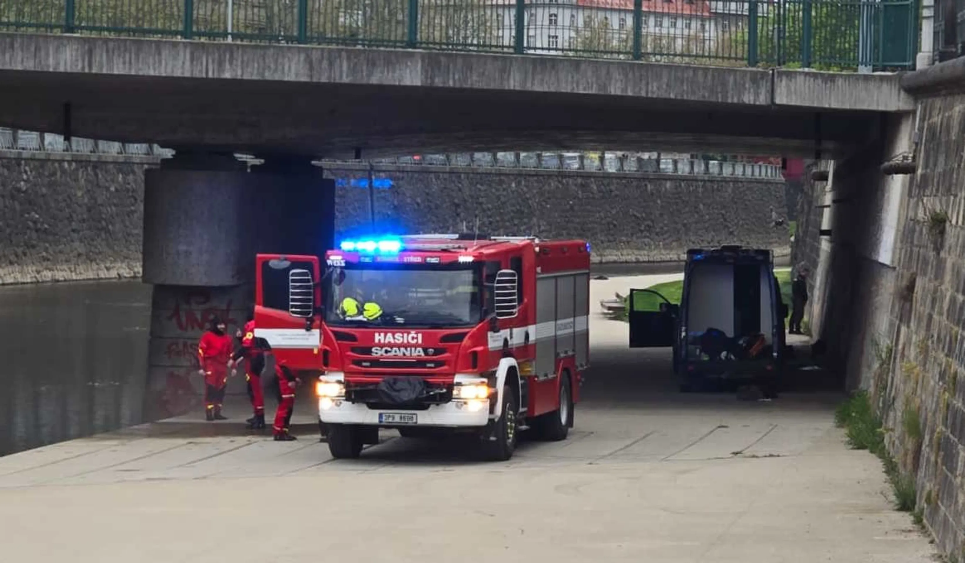 V řece Radbuze byla nalezena lidská hlava - V řece Radbuze byla nalezena lidská hlava (3/4)