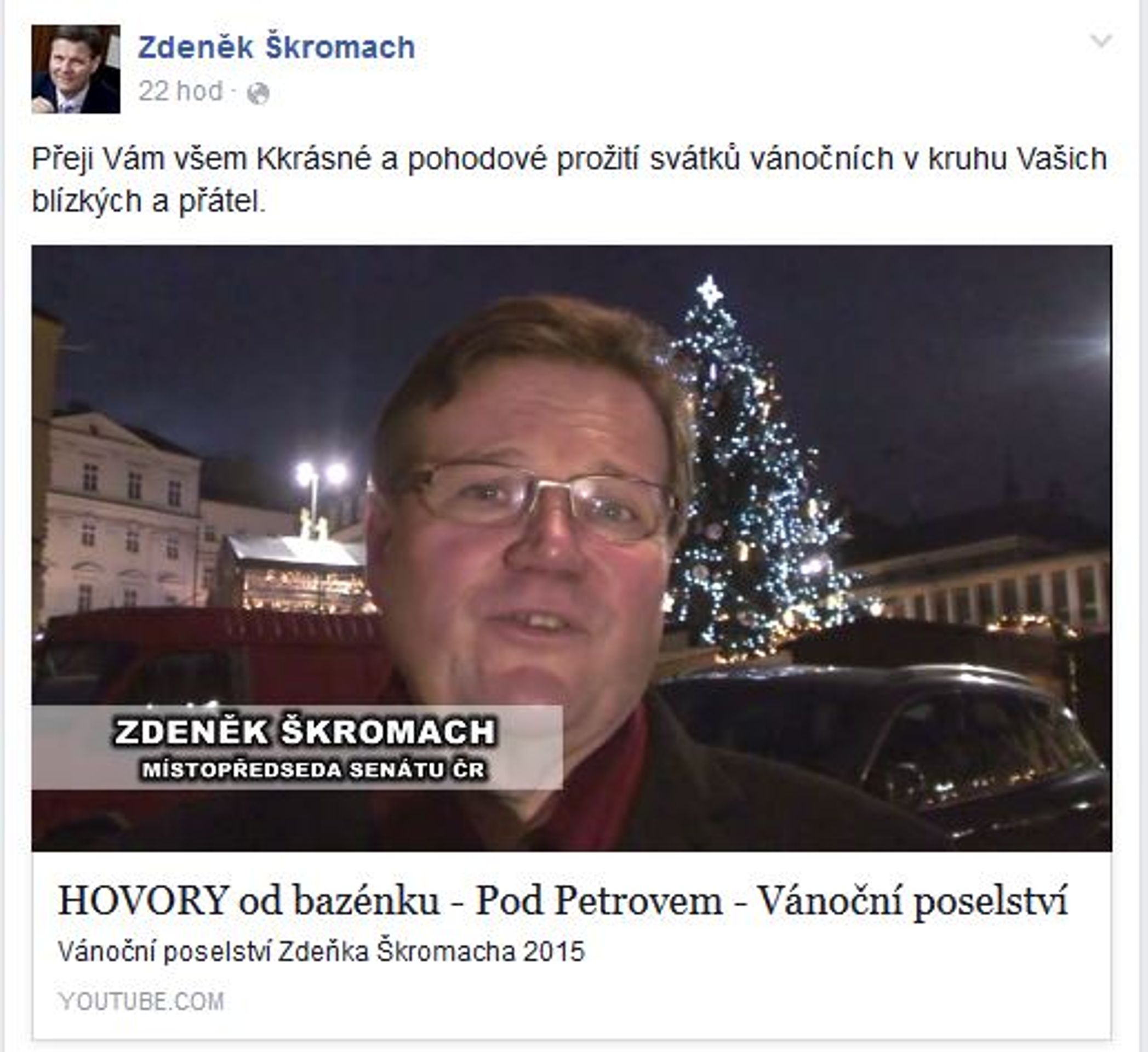 Vánoce politiků - Škromach - GALERIE: Vánoce politiků (2/5)