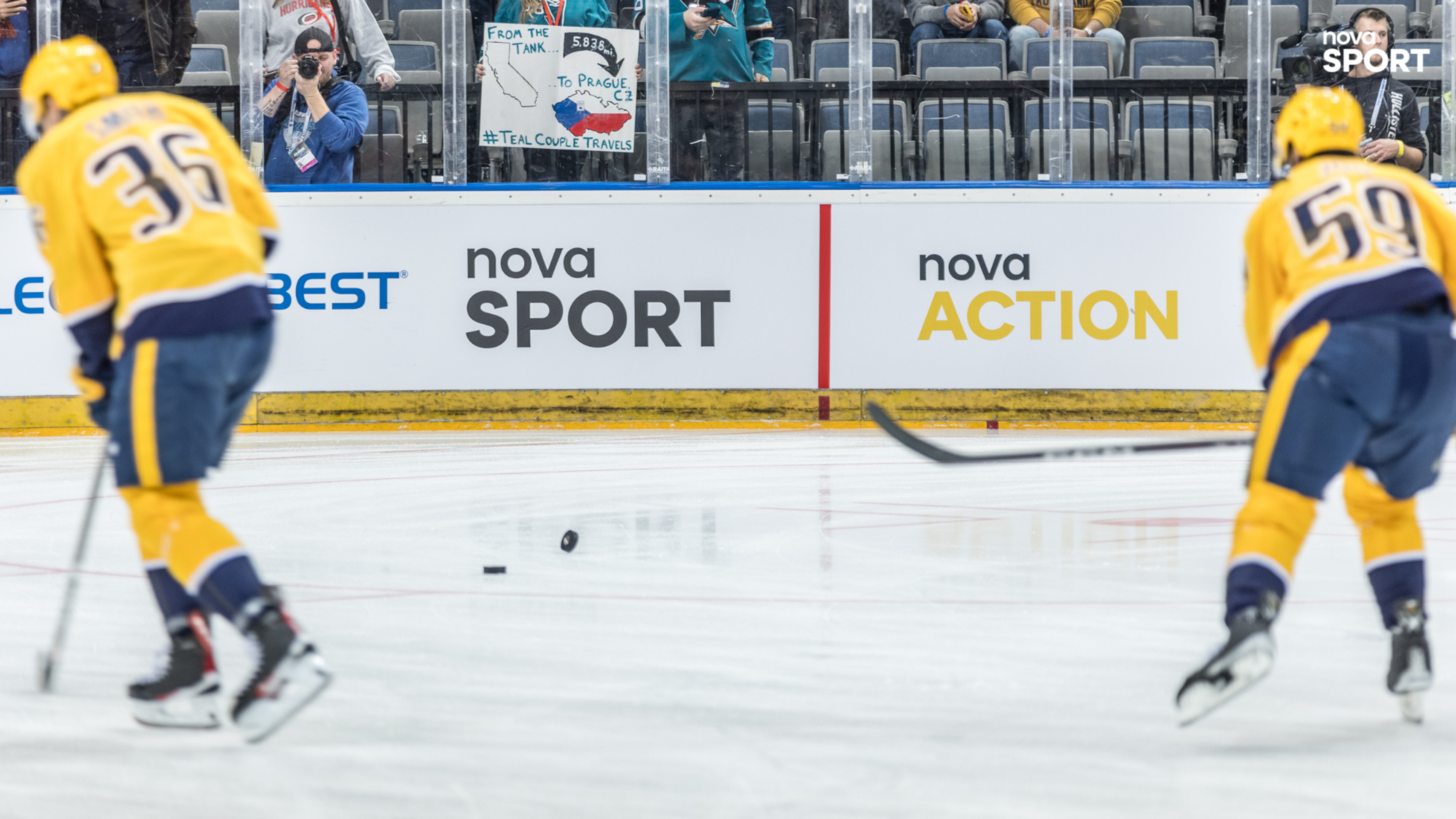 Oba zápasy NHL v Praze jste mohli sledovat na Nova Sport 1 a Nova Action - NHL v Praze (5/10)