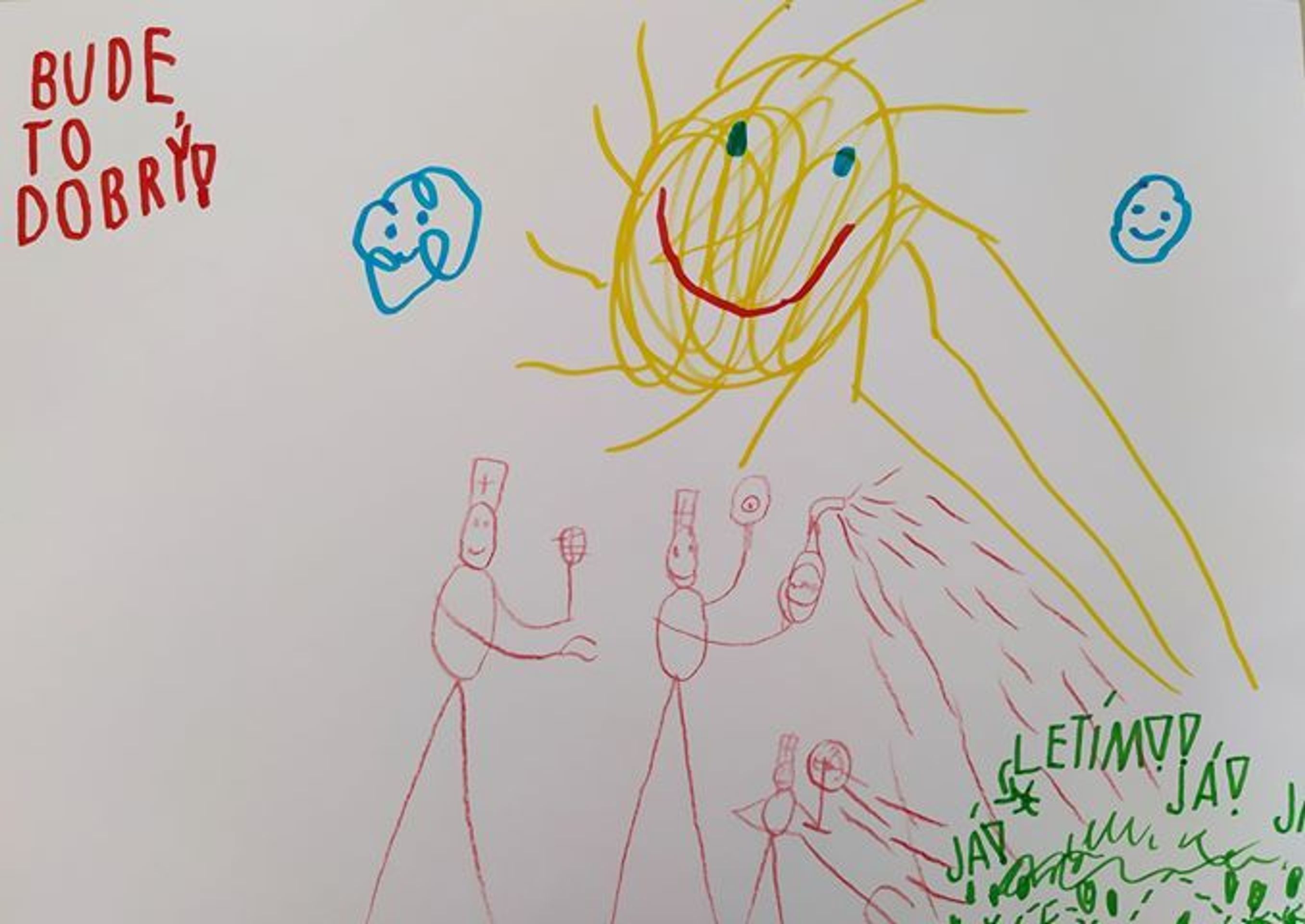 Obrázky od dětí pro zdravotníky - 3 - GALERIE: Obrázky od dětí pro zdravotníky (3/18)