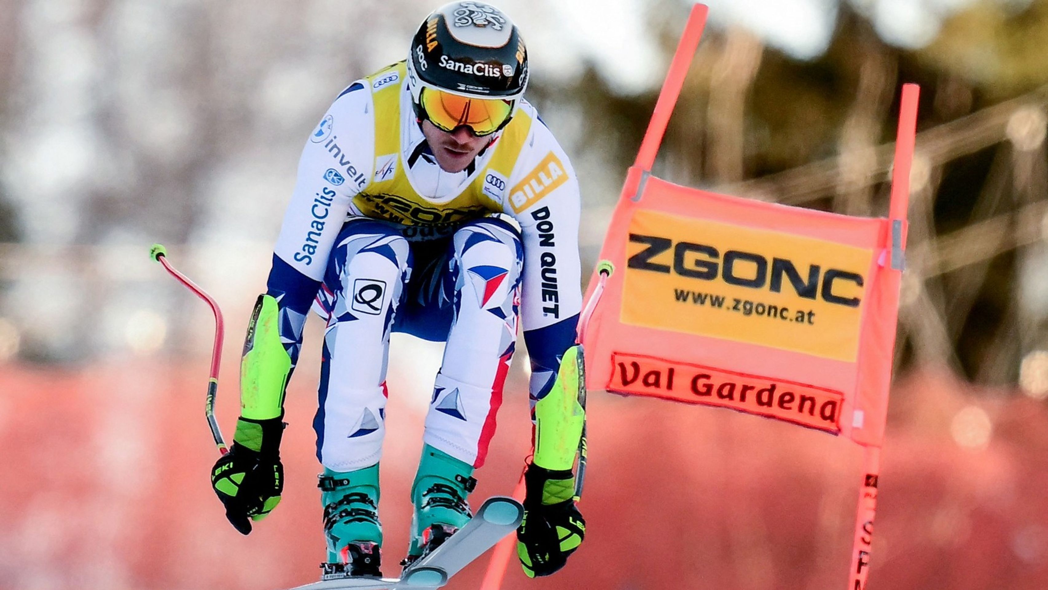 Jan Zabystřan sjel sjezdovku Saslong ve Val Gardeně ze všech nejrychleji - Jan Zabystřan poprvé v kariéře vyhrál závod SP ve Val Gardeně (4/7)