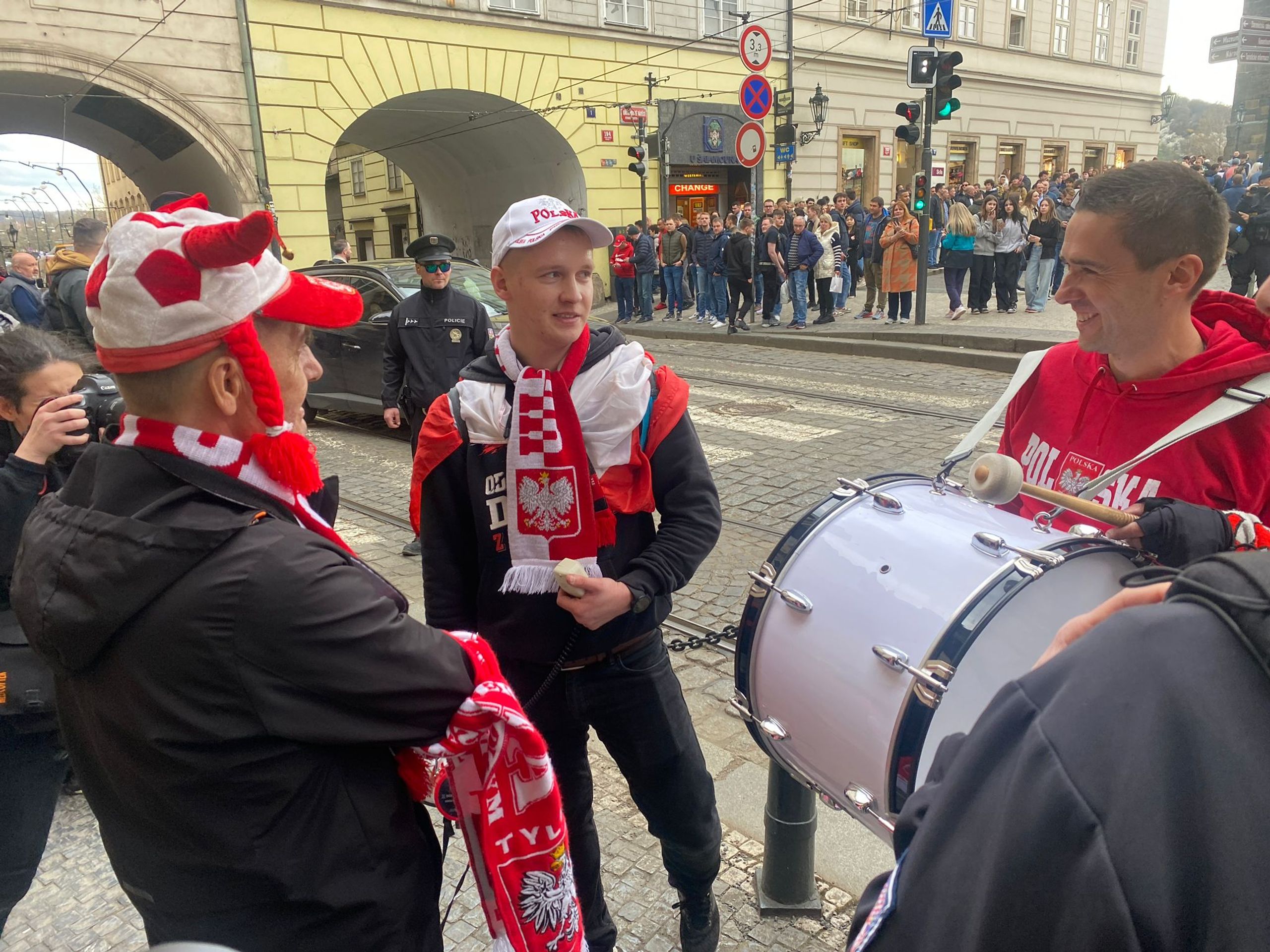 Protest polských fanoušků - Protest polských fanoušků (8/8)