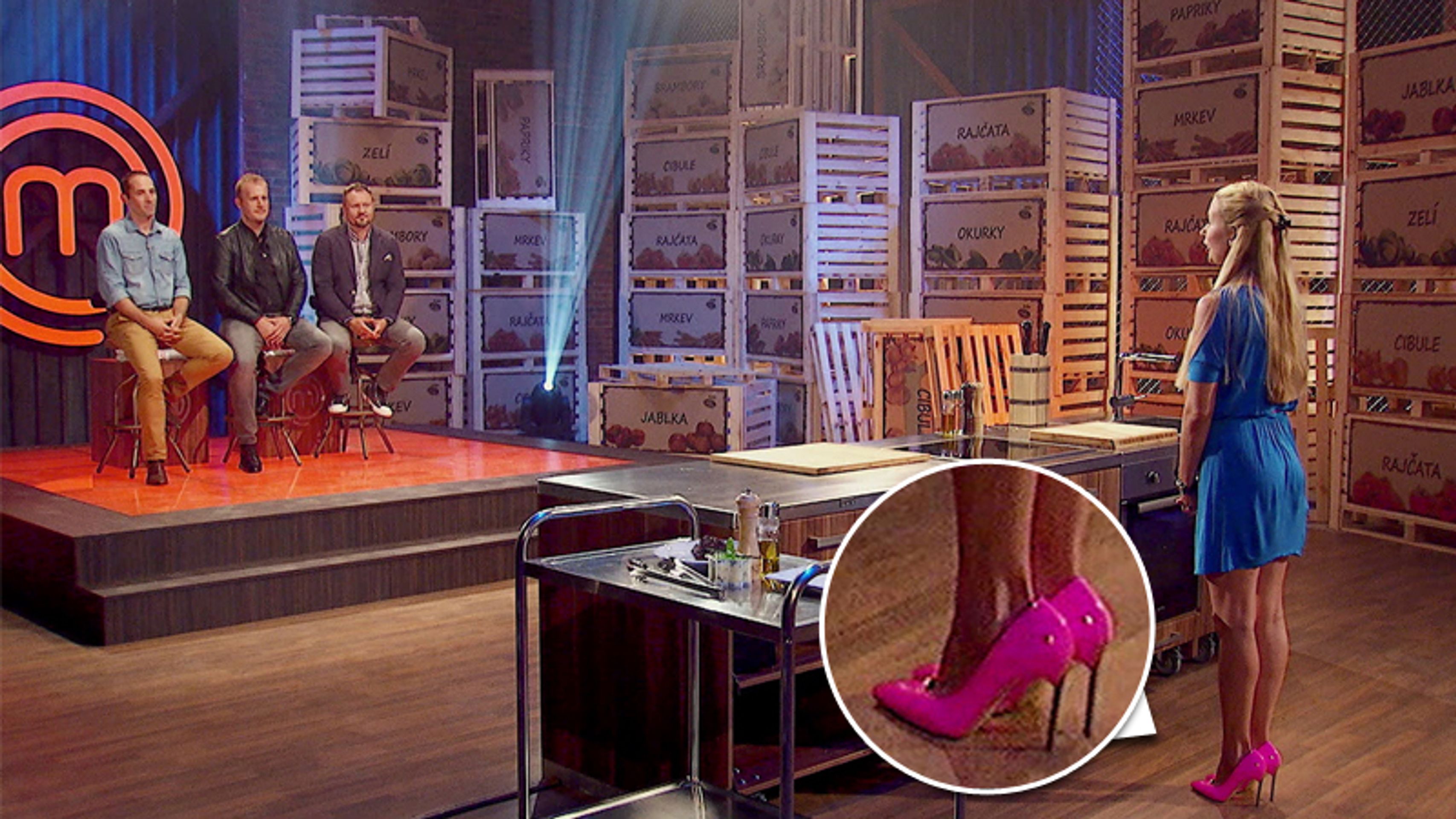 Linda v růžových lodičkách odbourala porotce MasterChef Česko! - GALERIE: Linda v růžových lodičkách odbourala porotce MasterChef Česko! (6/6)