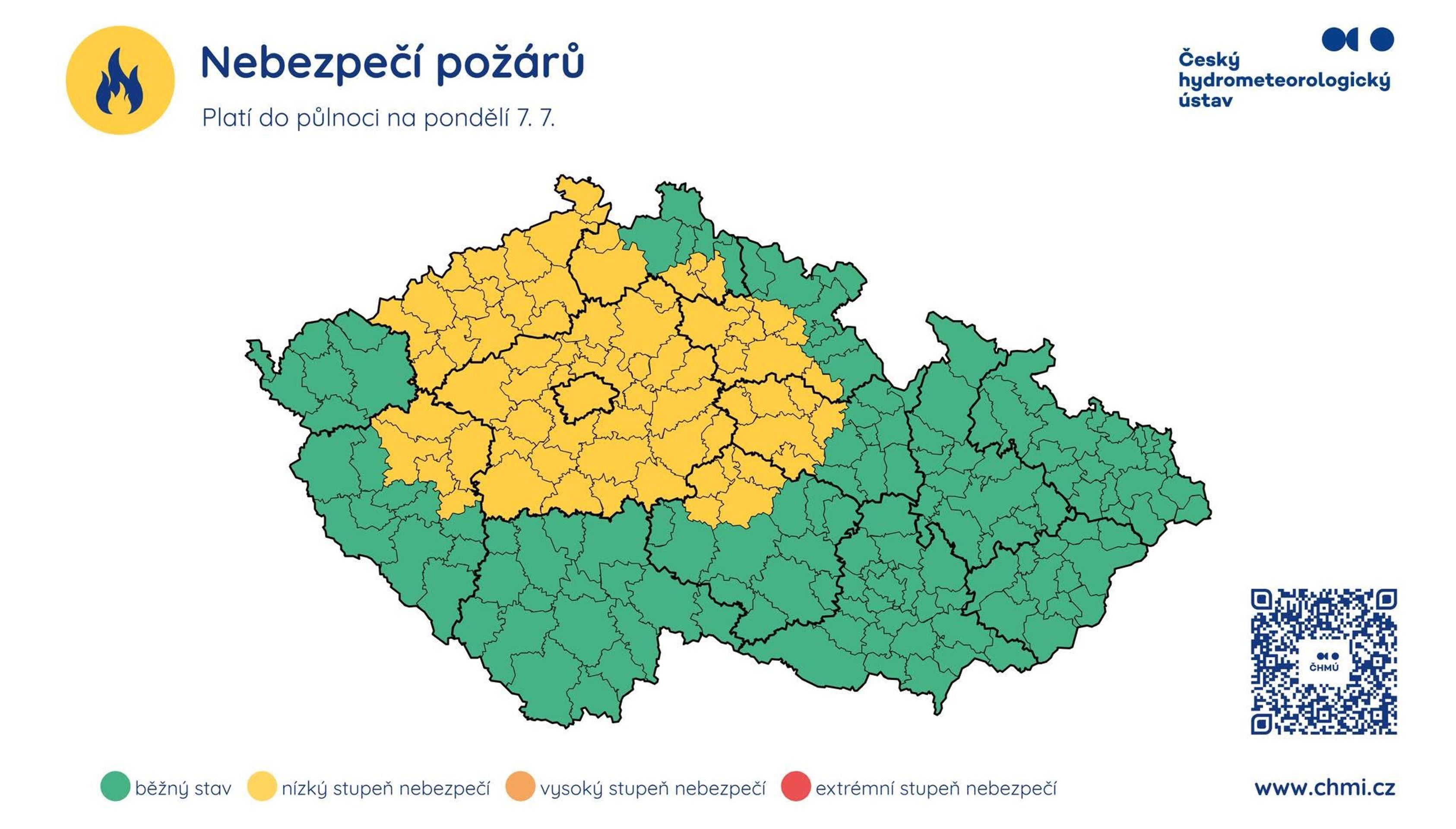 Výstraha ČHMÚ - Výstraha ČHMÚ (3/3)