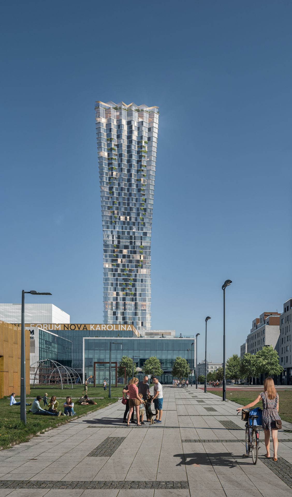 Vizualizace k projektu Ostrava Tower (5) - Vizualizace k projektu Ostrava Tower (5/7)