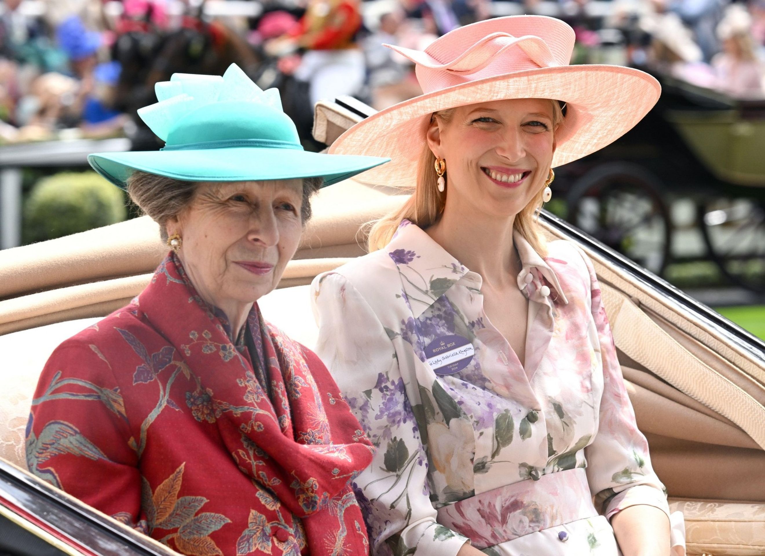 Princezna Anna a Lady Gabriella Kingston, 18. 2024 Royal Ascot - Princezna Anna (6/13)