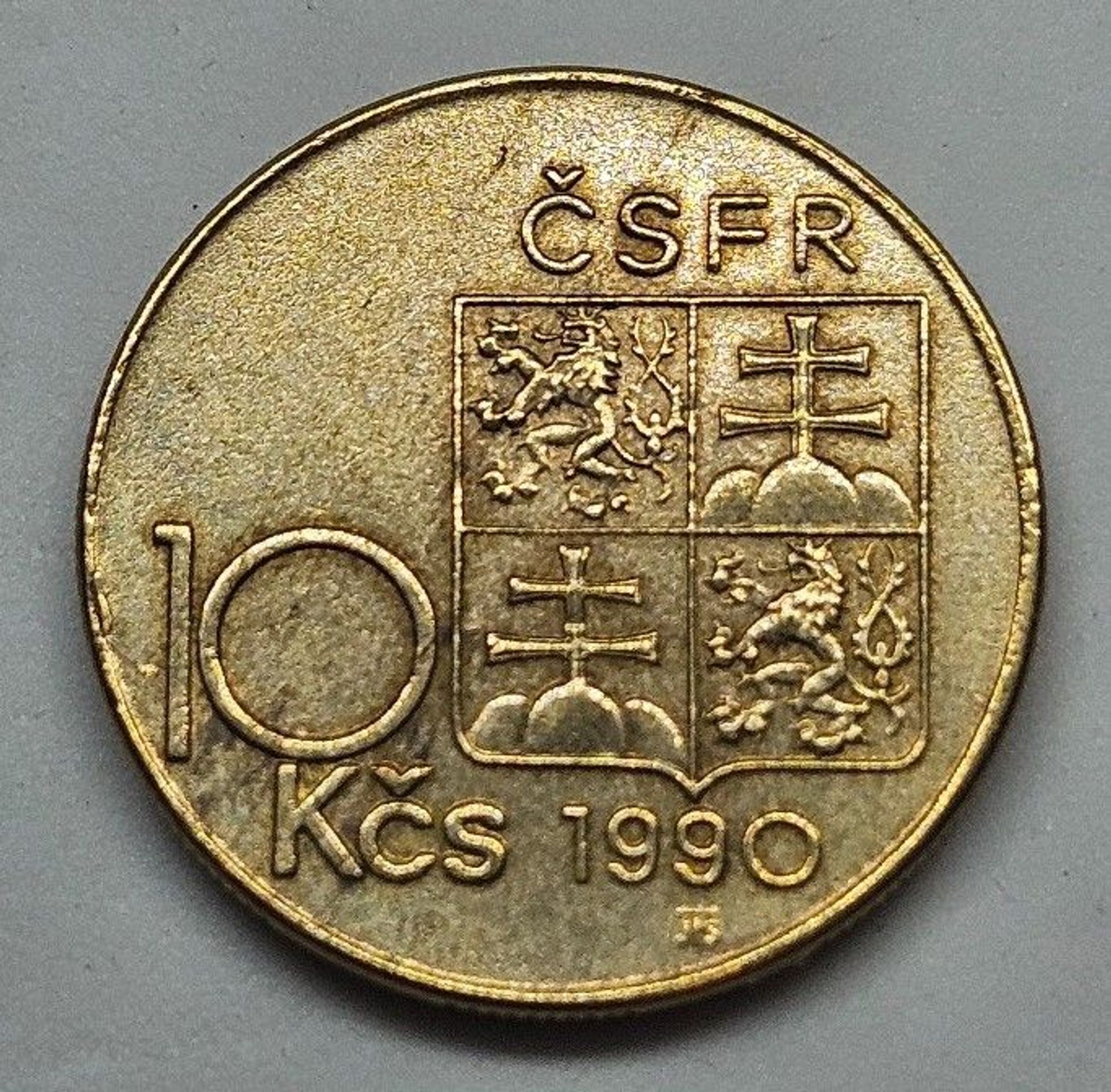 Desetikoruna s Masarykem z roku 1990 - Vzácné české oběhové mince (27/27)