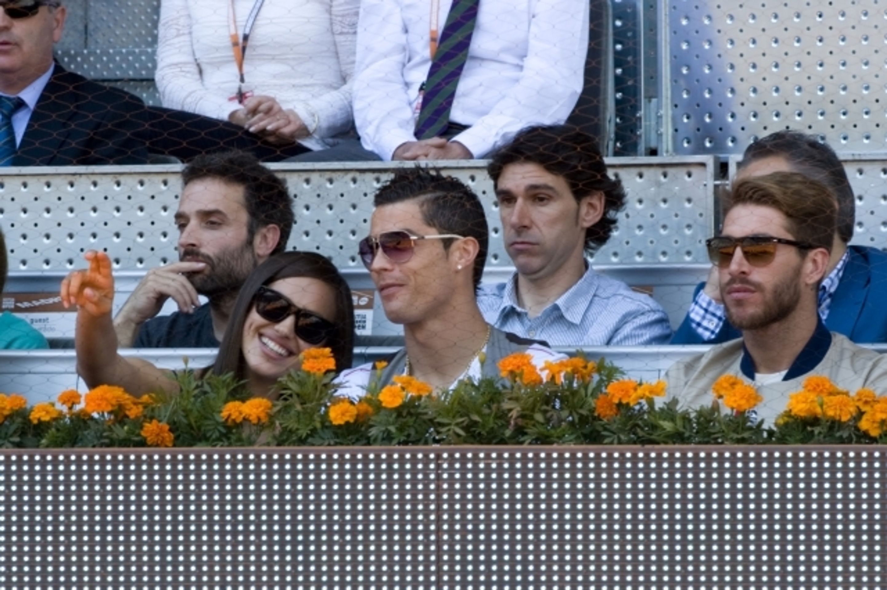 Cristiano Ronaldo a Irina Šajková - 11 - GALERIE: Cristiano Ronaldo a Irina Šajková na tenisu (7/17)