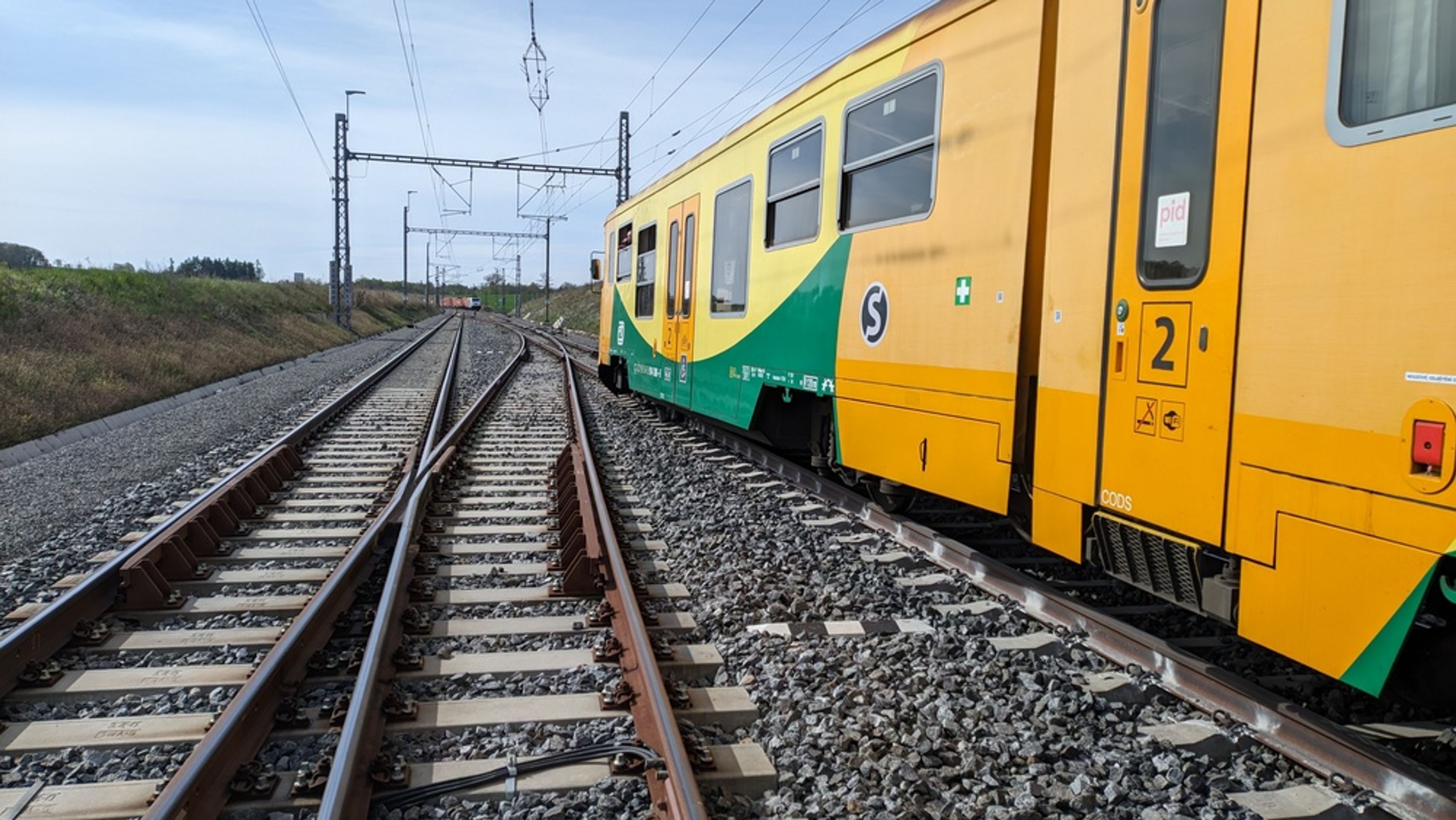 Nedovolená jízda osobního vlaku v Červeném Újezdu - Nedovolená jízda osobního vlaku v Červeném Újezdu (4/7)