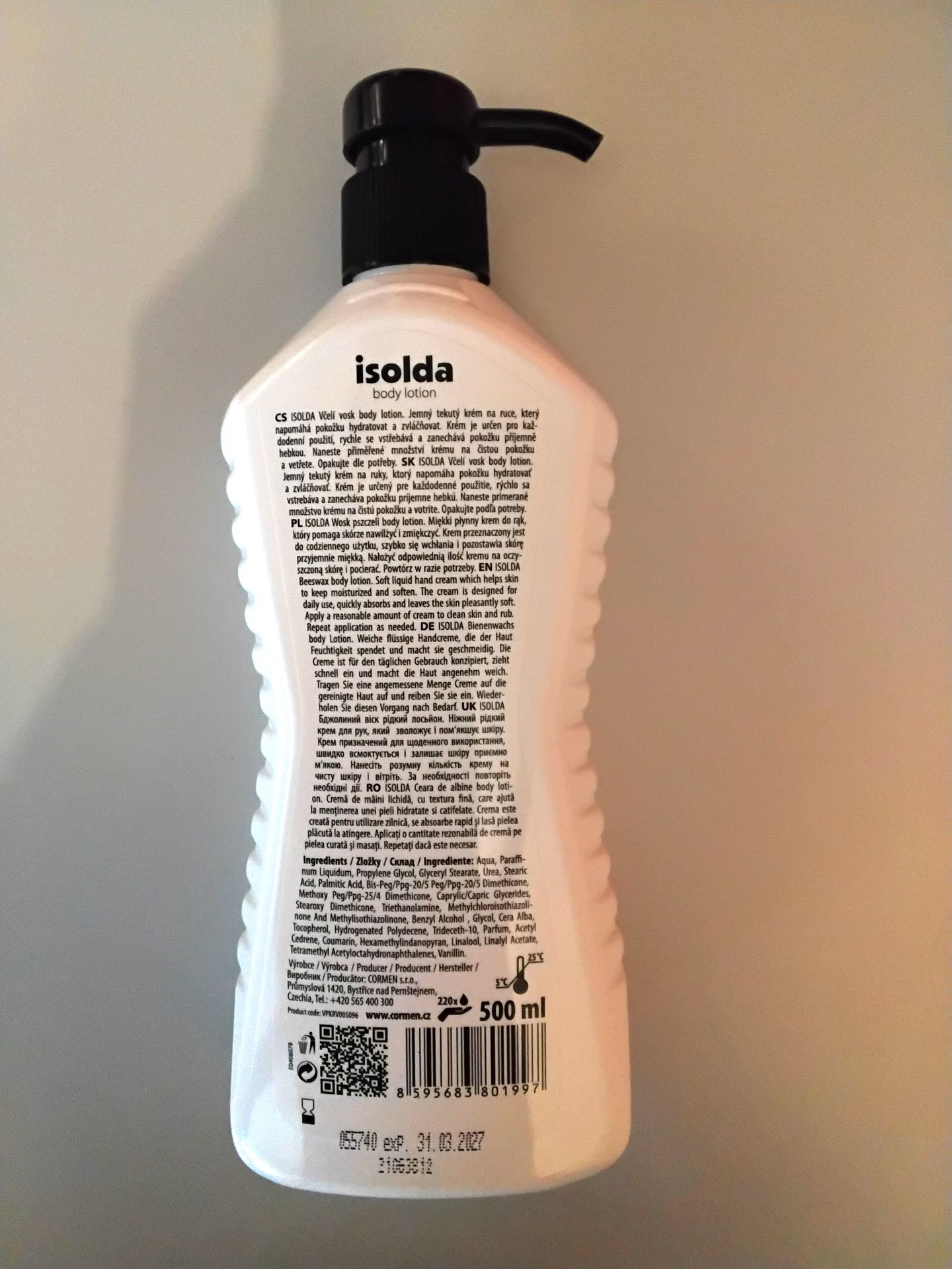 ISOLDA – Beeswax Body Lotion - Nebezpečná kosmetika (14/22)