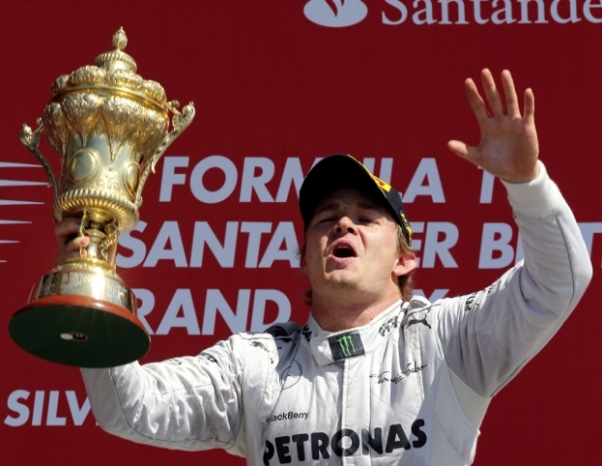 Nico Rosberg slaví vítězství v britské Grand Prix - 4 - GALERIE: Nico Rosberg slaví vítězství v Silverstonu (1/5)