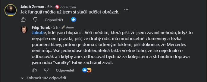 Filip Turek na facebooku