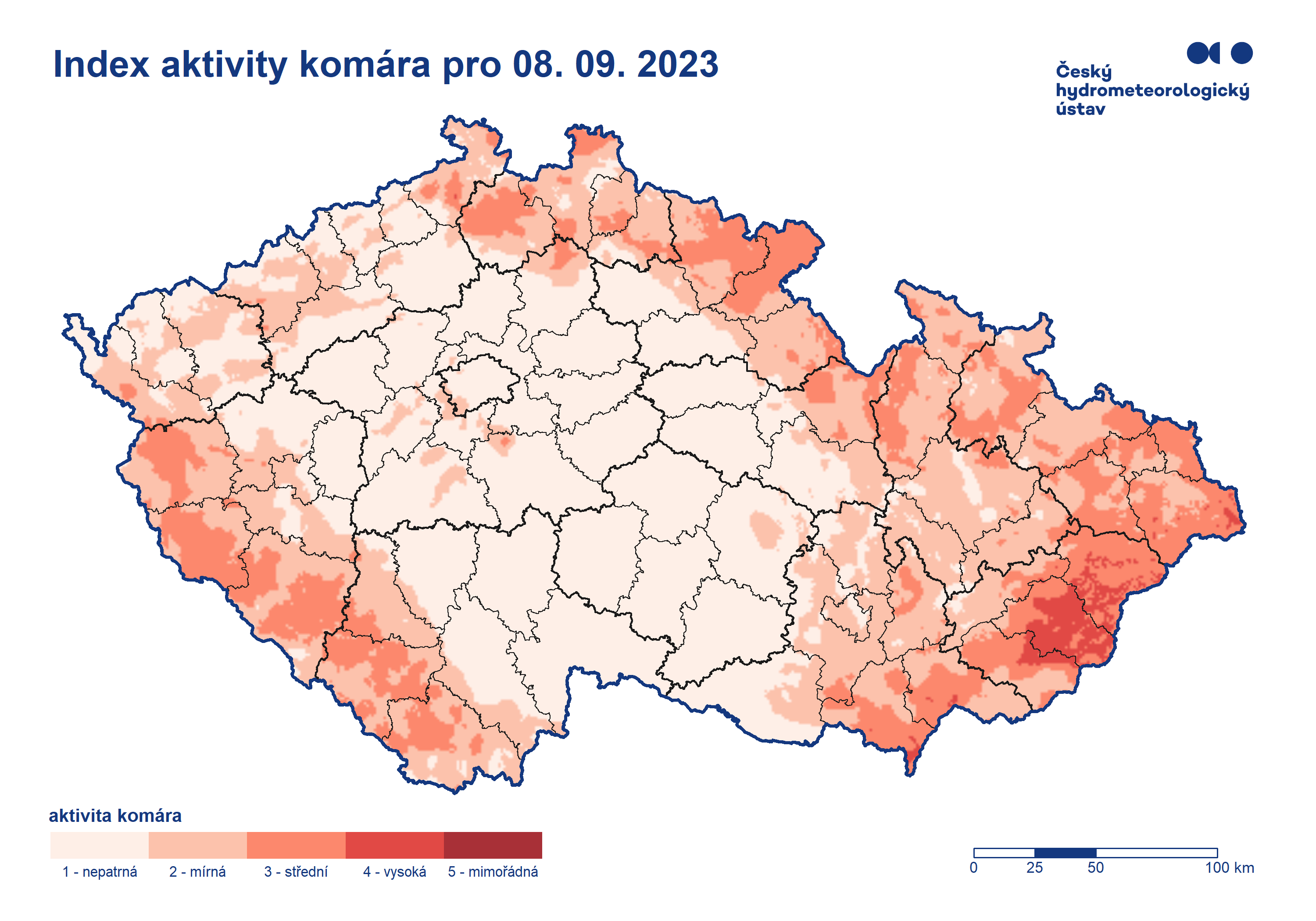 Aktivita komárů
