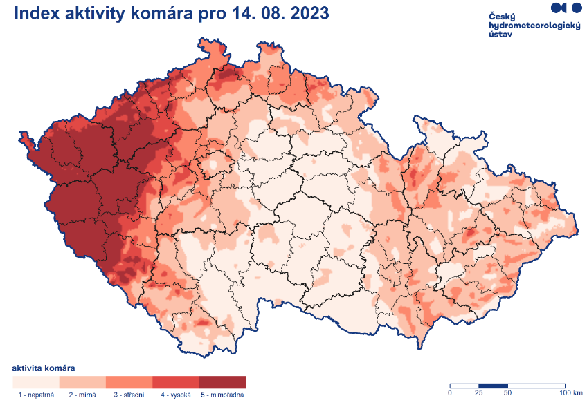 Aktivita komárů