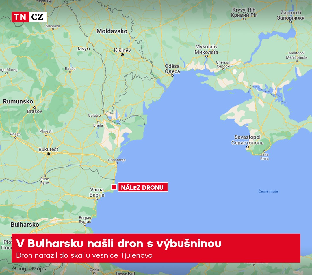 Nález trosek dronu
