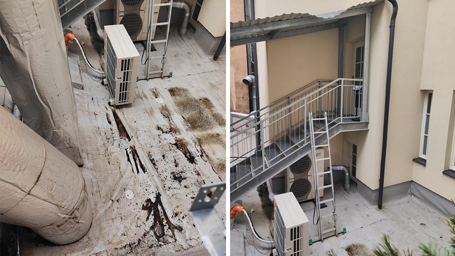 Místo v hotelu, kam měl pohřešovaný vyskočit