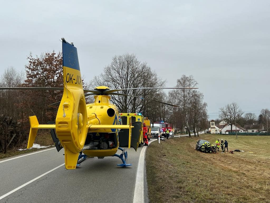 Vážná nehoda na Jindřichohradecku